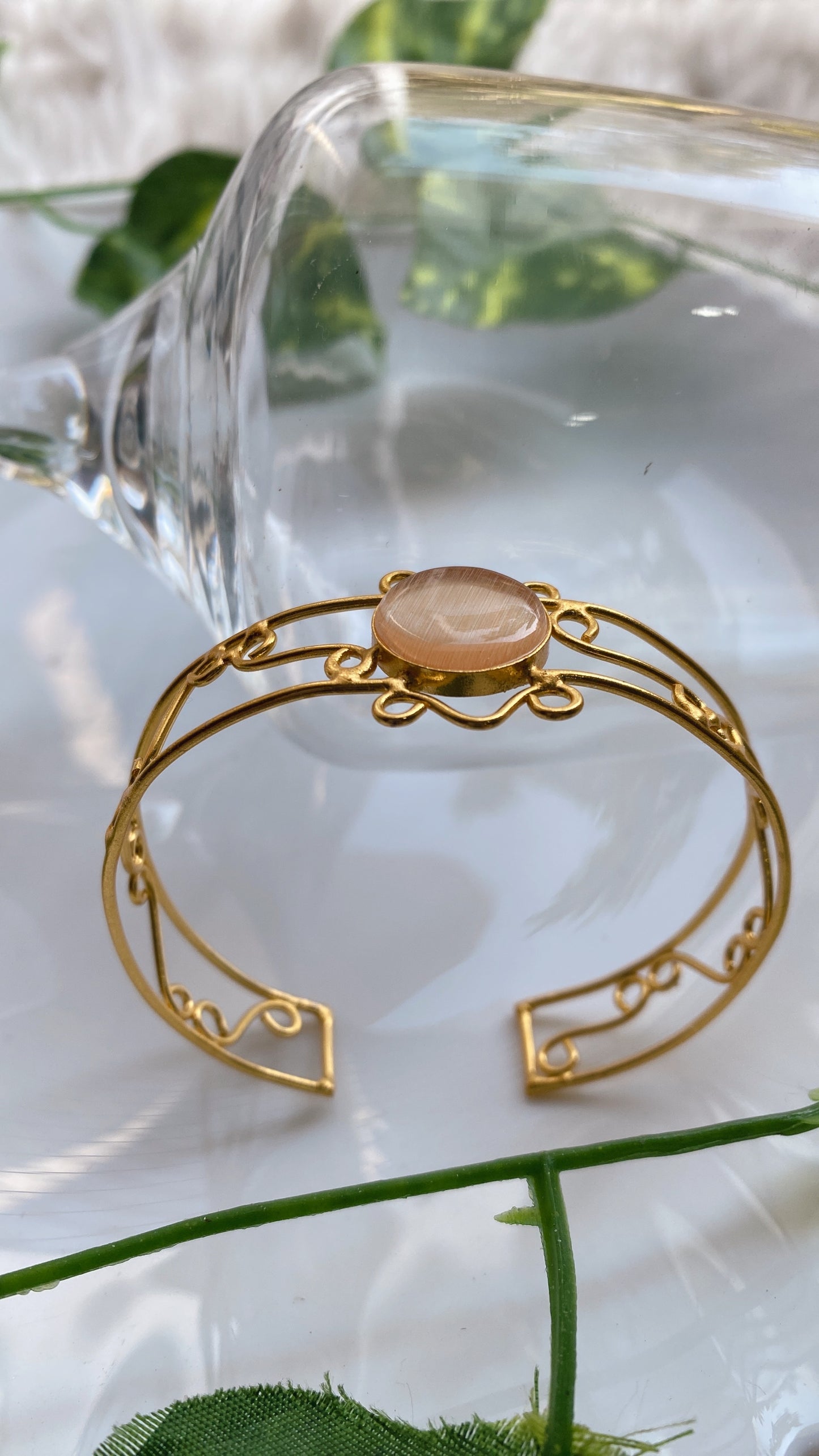 Kavya Brass Bracelet