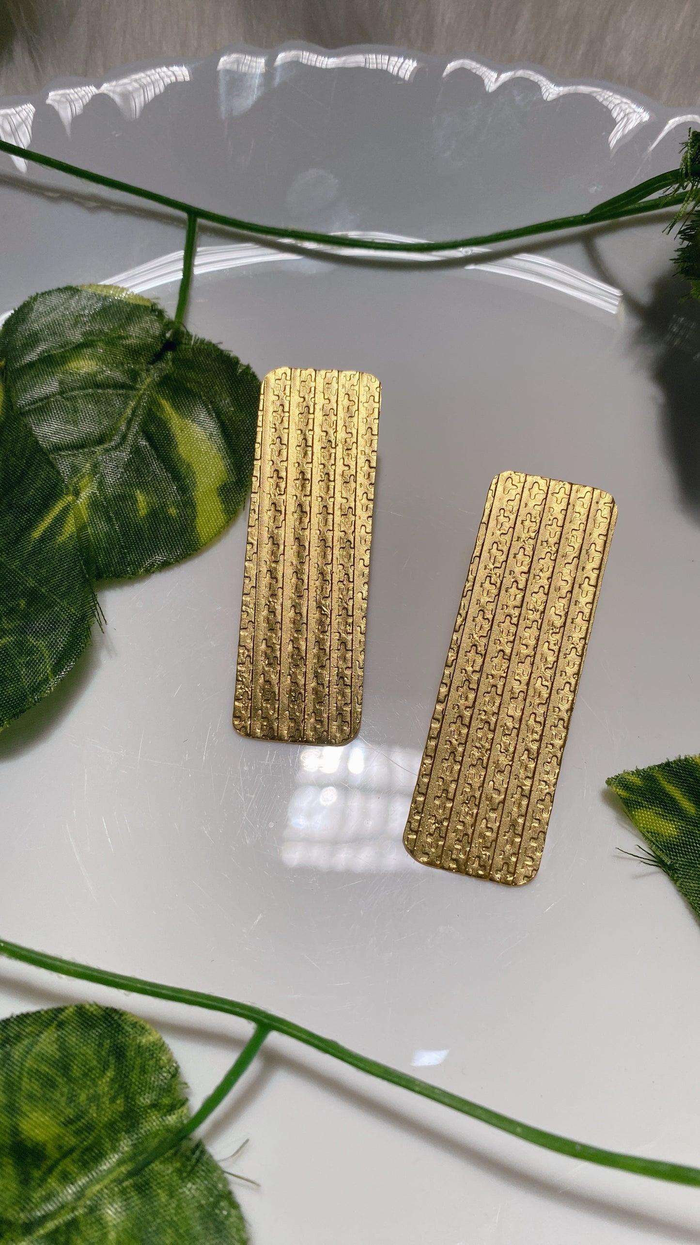 Golden Gilded Earrings