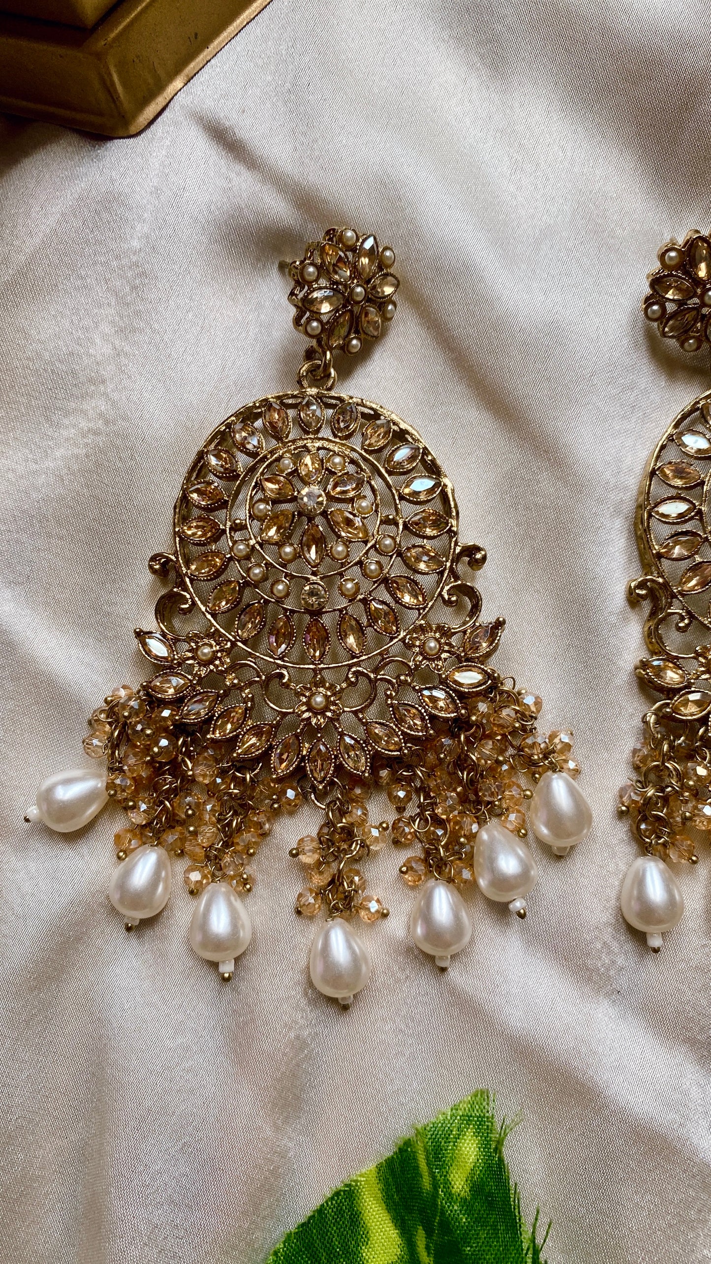 Kavya Golden Earrings
