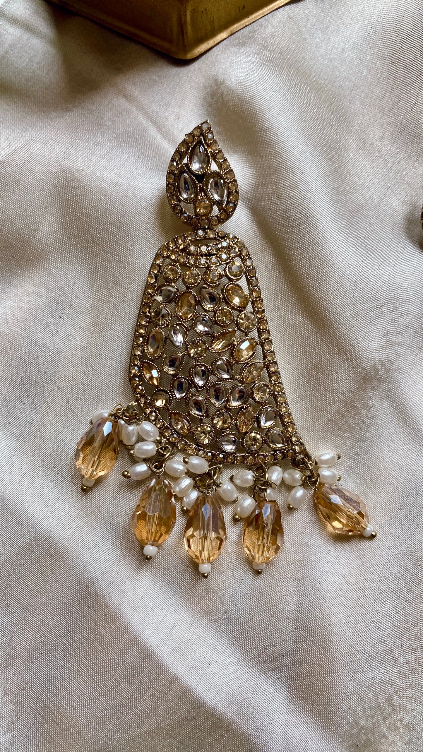 Nysa Crystal Drop Earrings