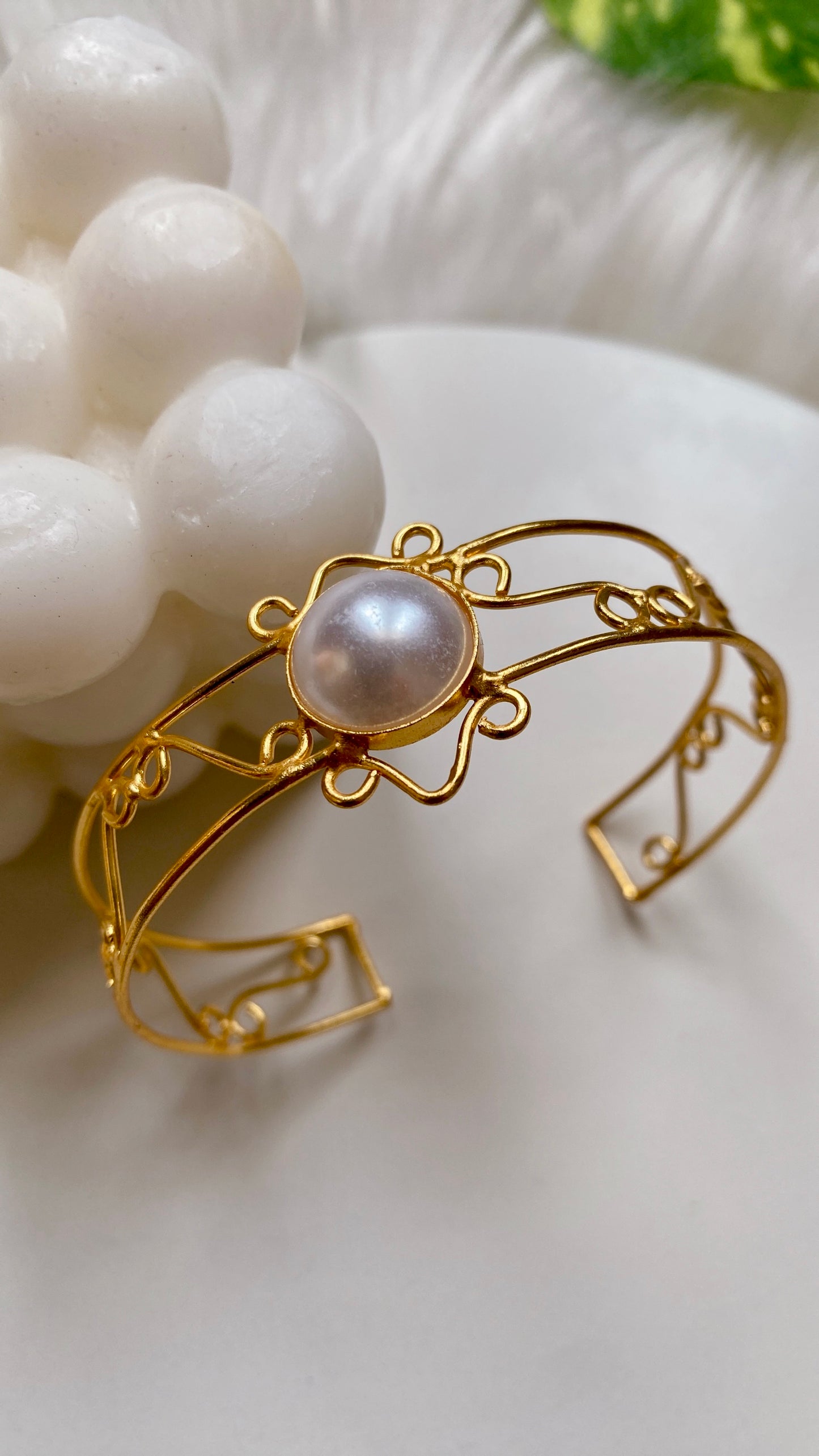 Nidhi Brass Bracelet