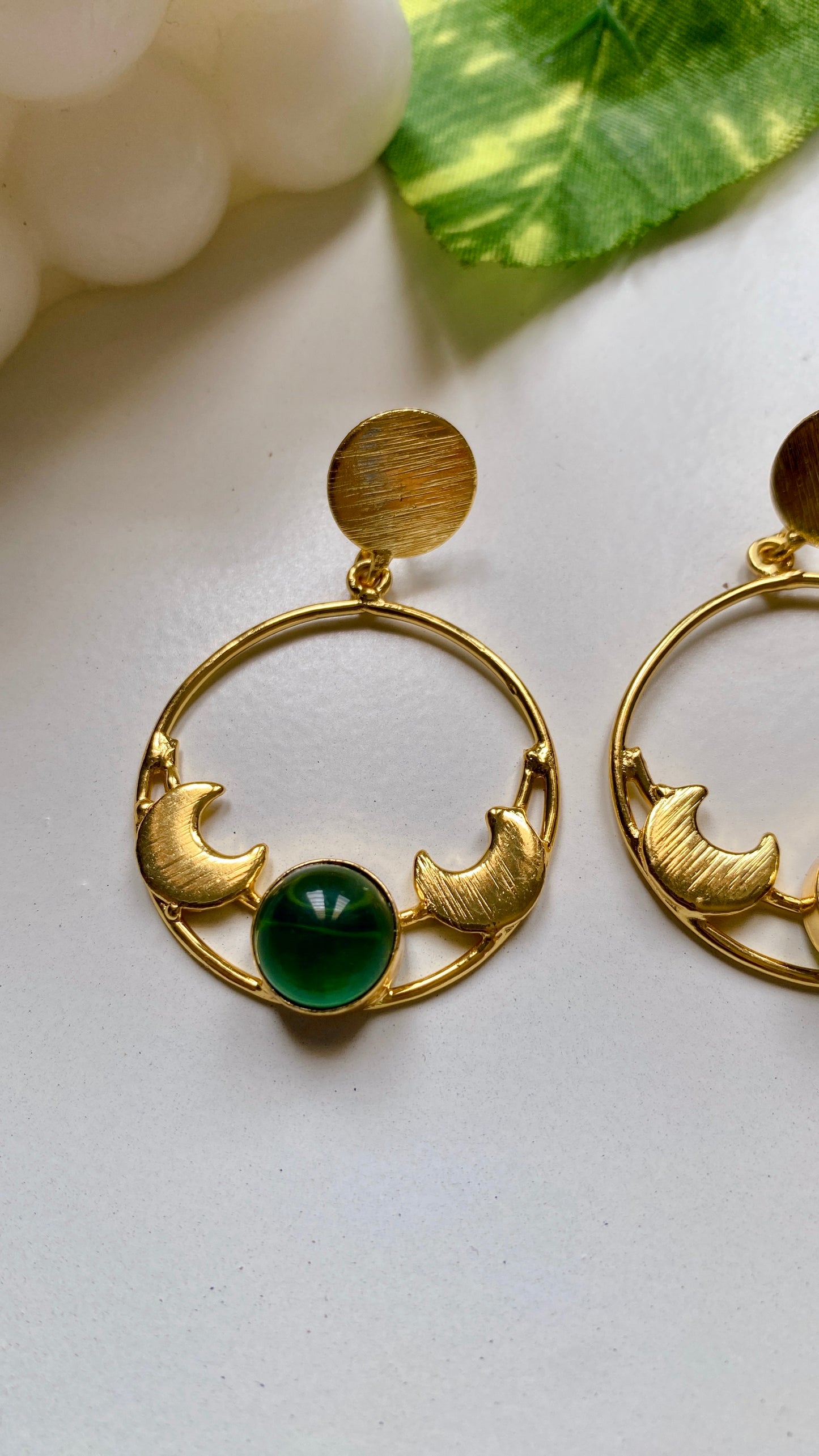 Mira Moods Earrings - Green