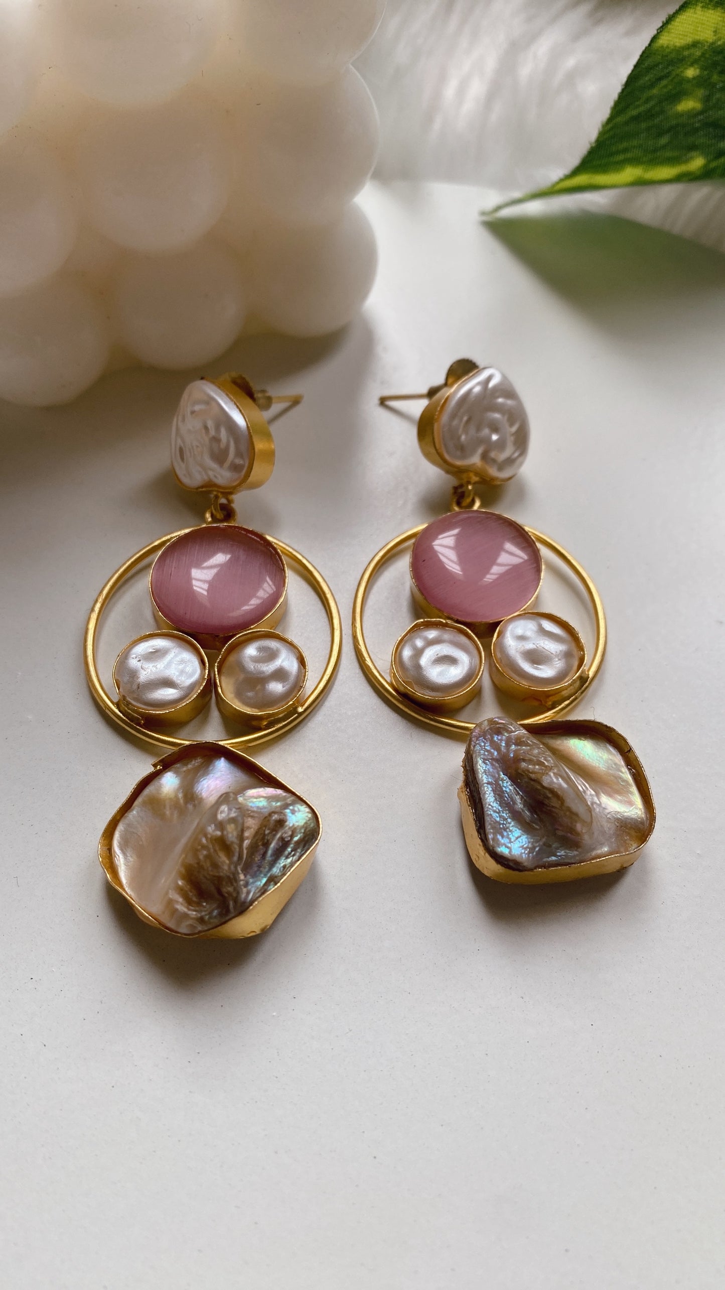 Gia Pink Earrings