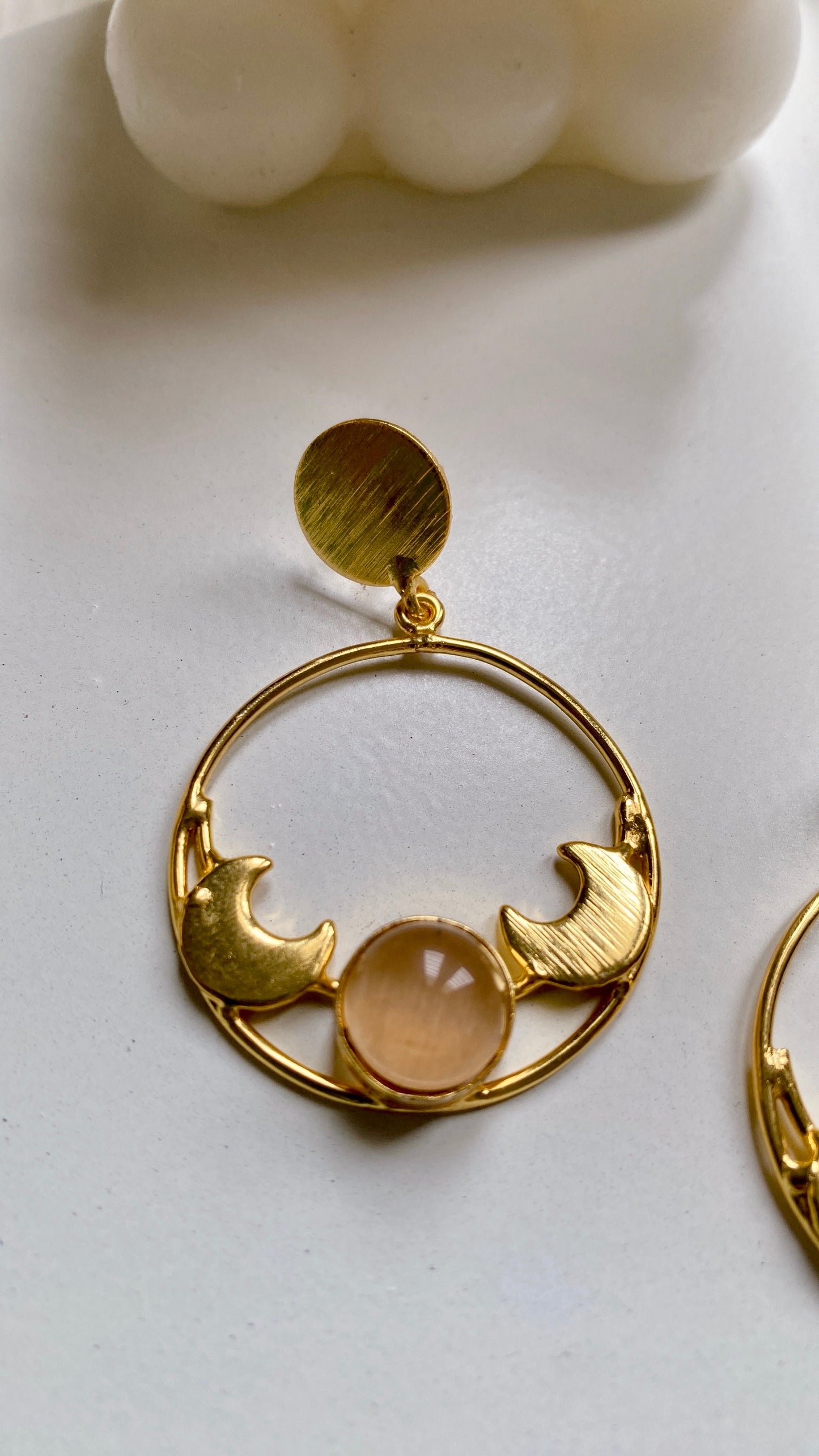 Mira Mood Earrings - Peach