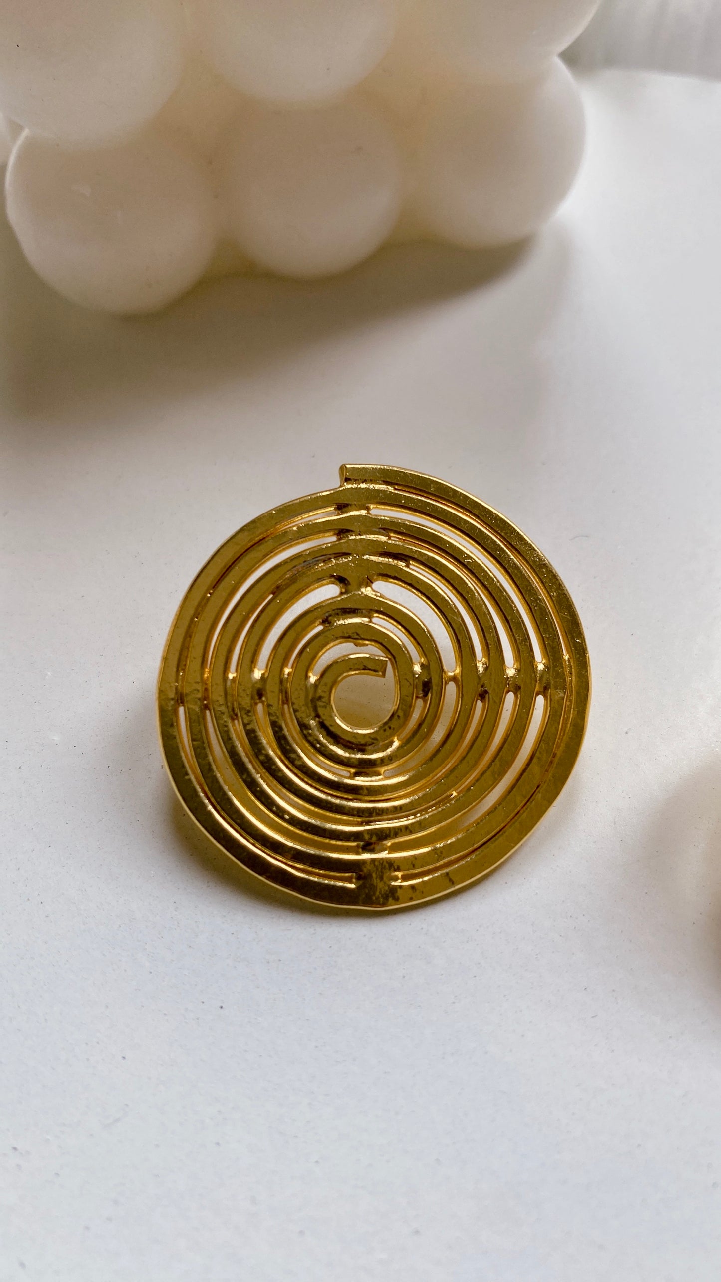 Infinity Spiral Earrings