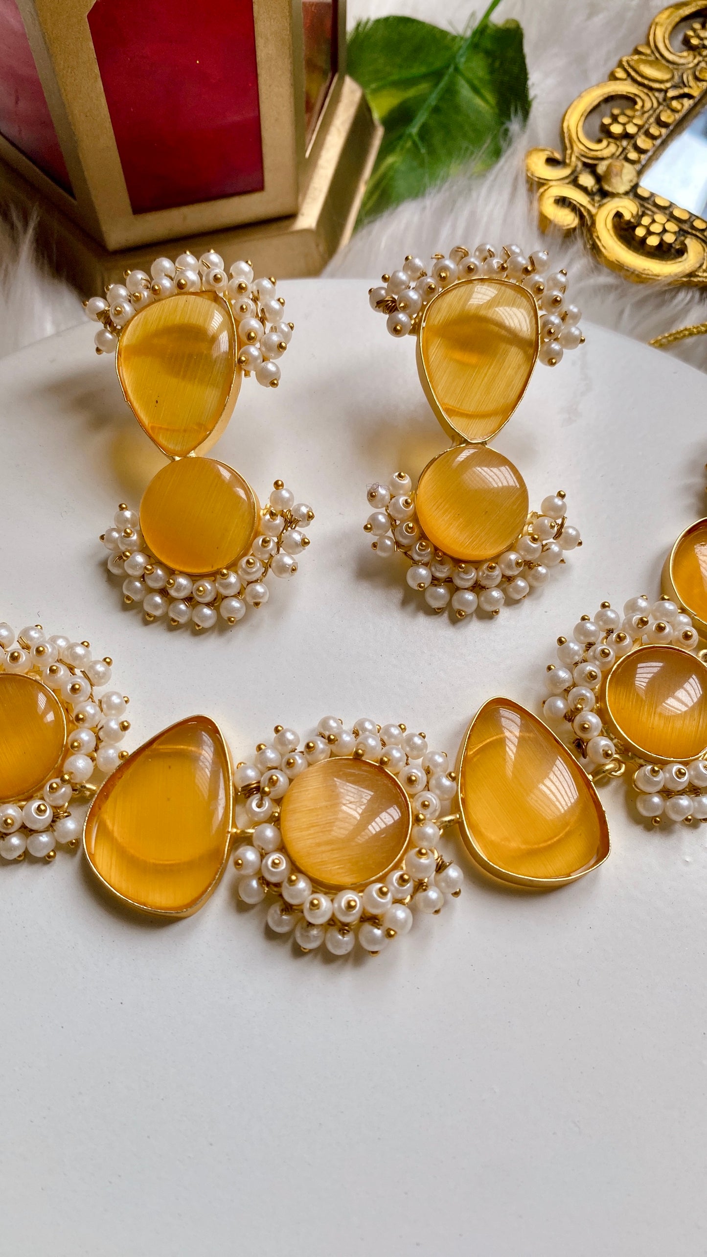 Amaya Necklace - Yellow