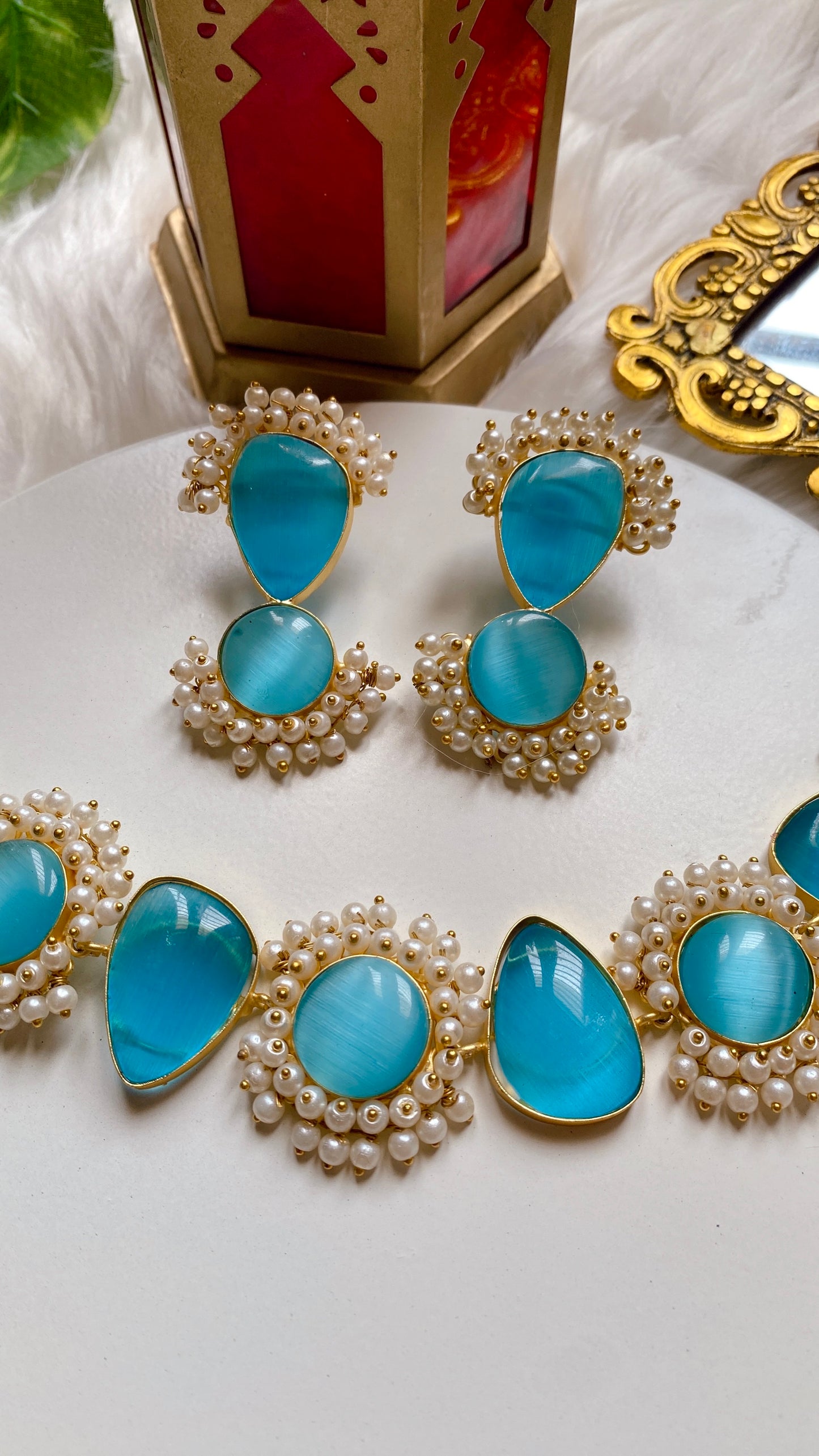 Amaya Necklace - Sky Blue