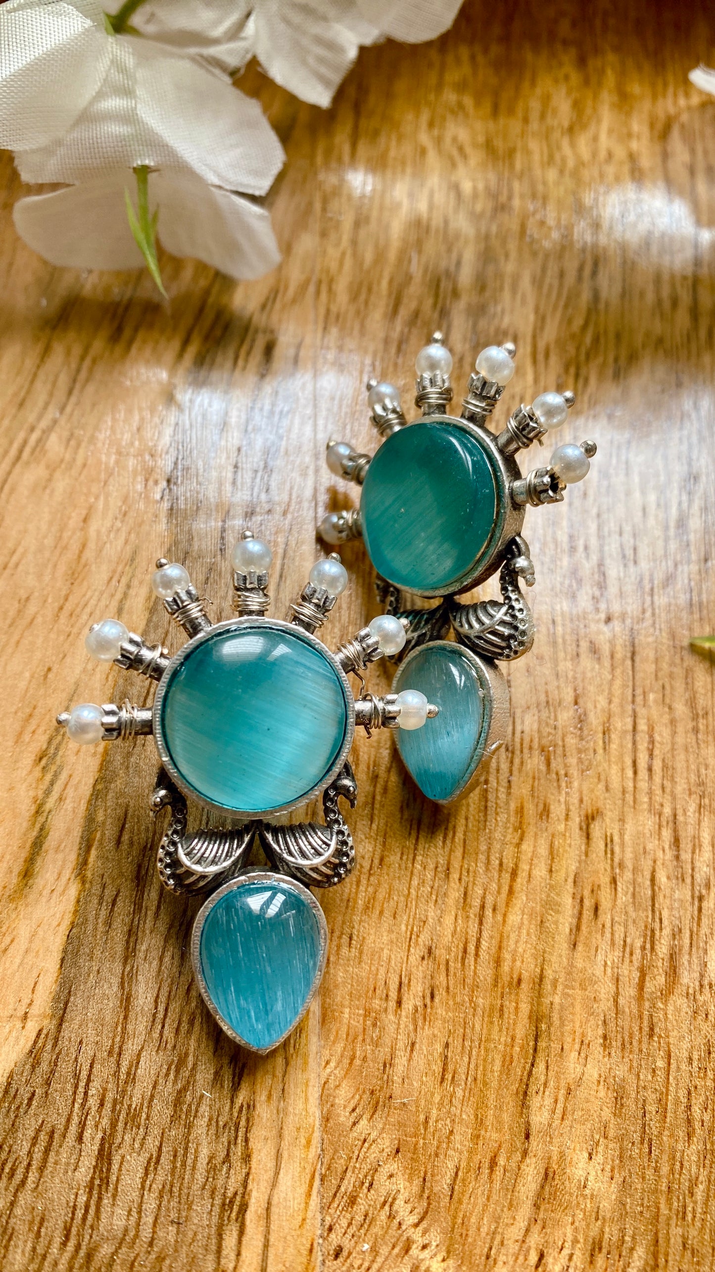 Gulika Studs - Sky Blue