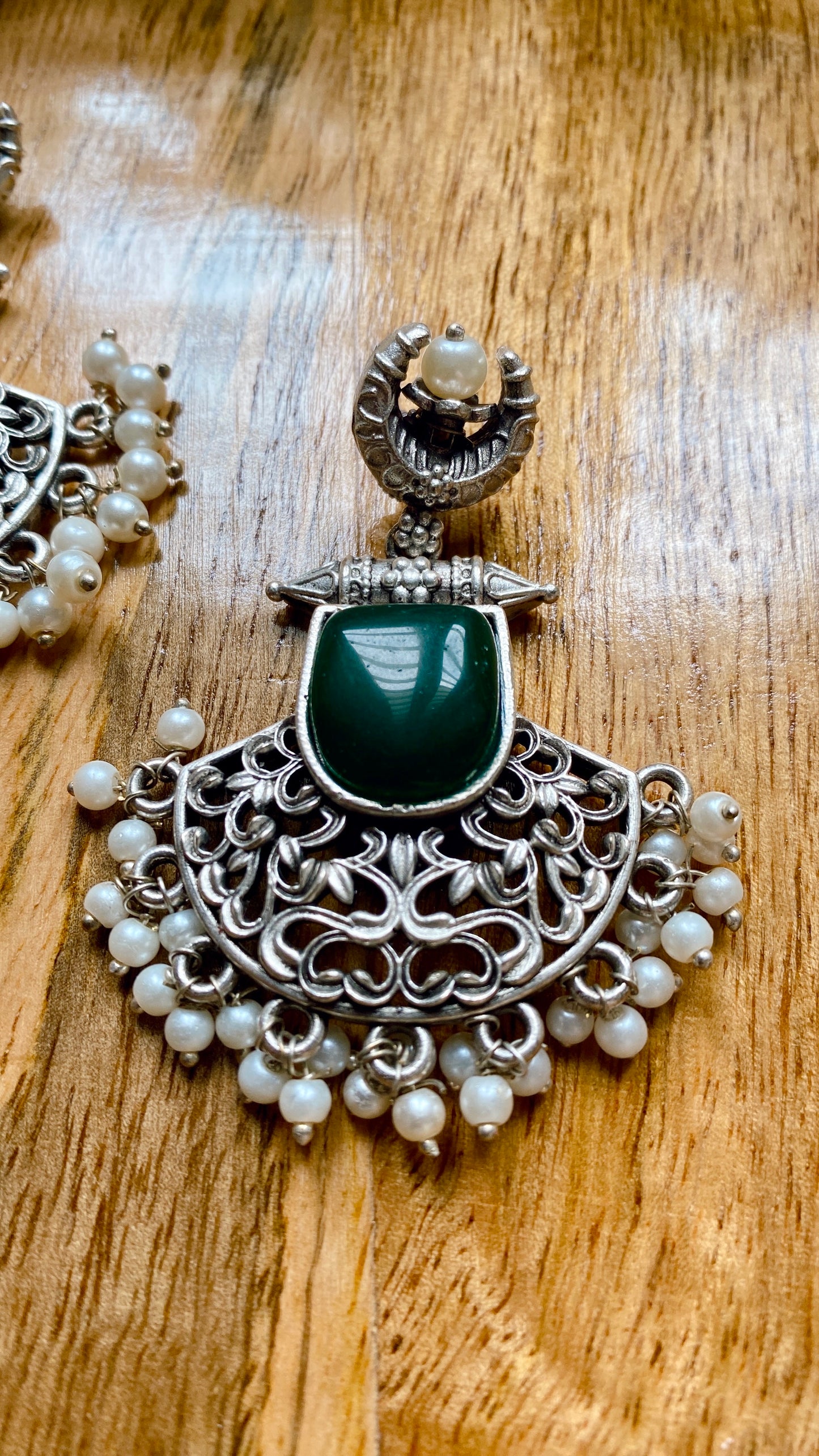 Ritika Earrings - Green