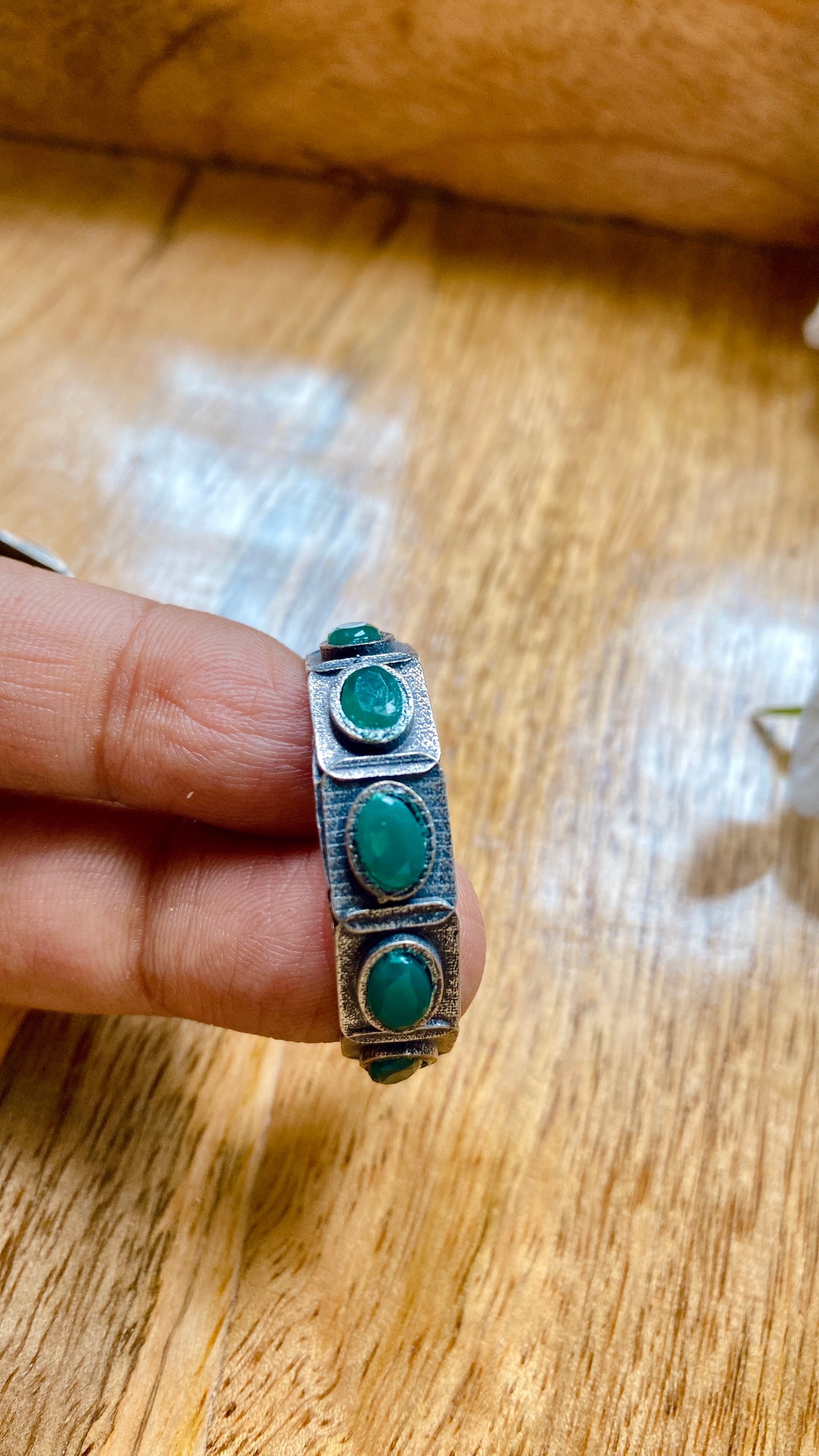 Geeta Green Hoops