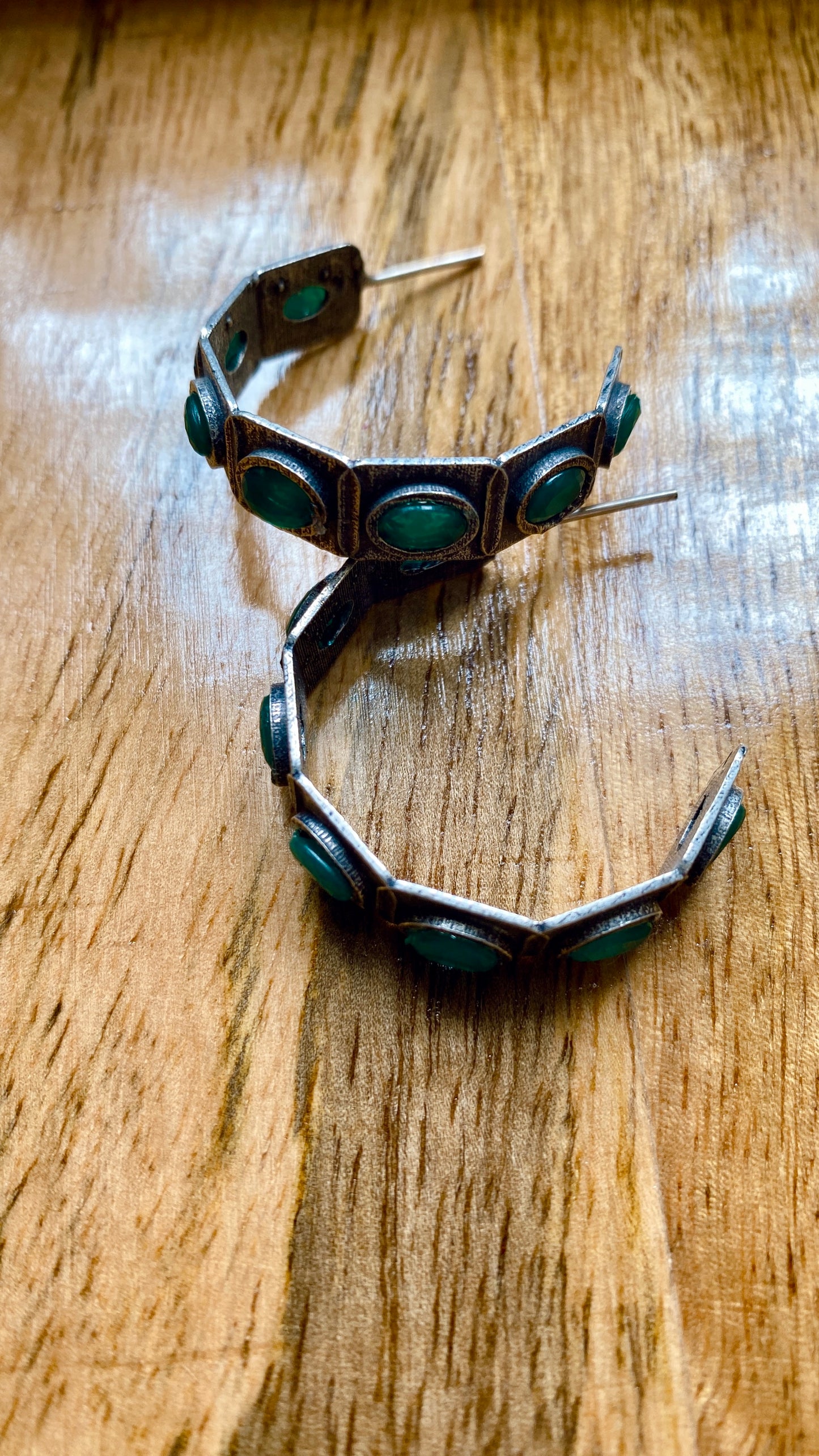 Geeta Green Hoops