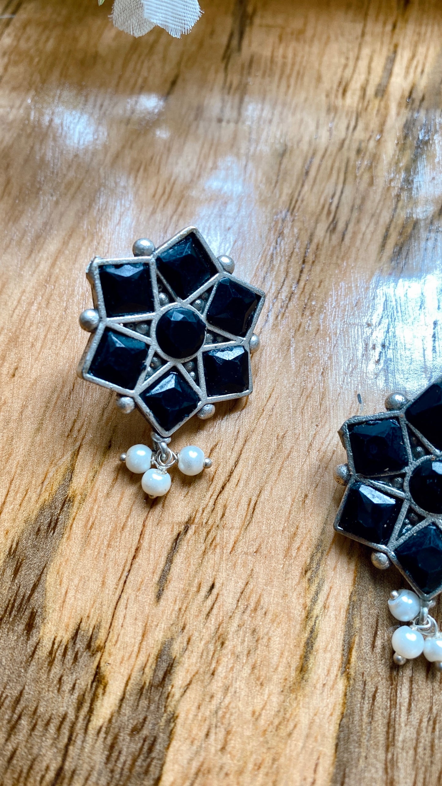 Sheetal Studs - Black
