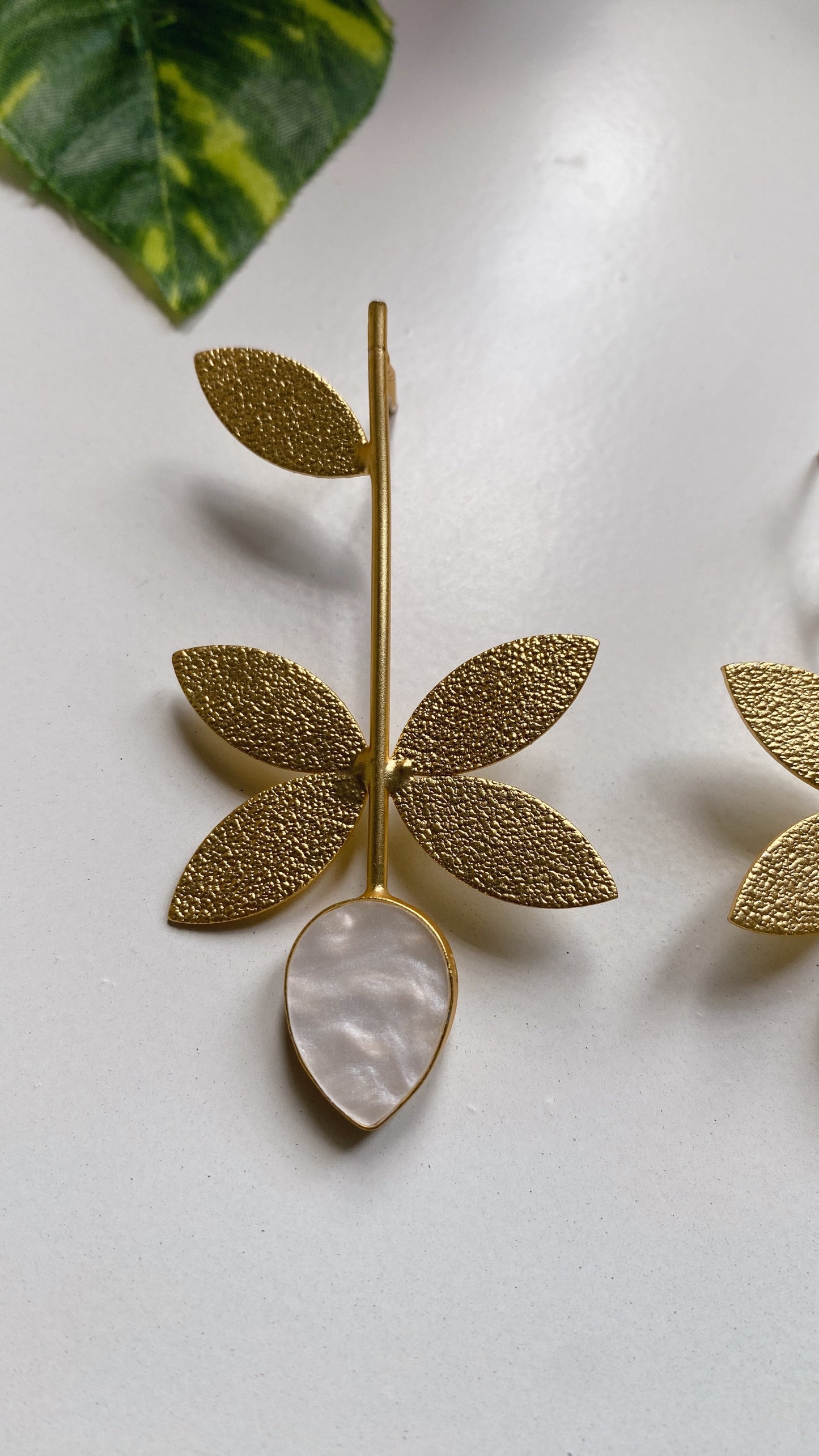 Golden Petals Earrings