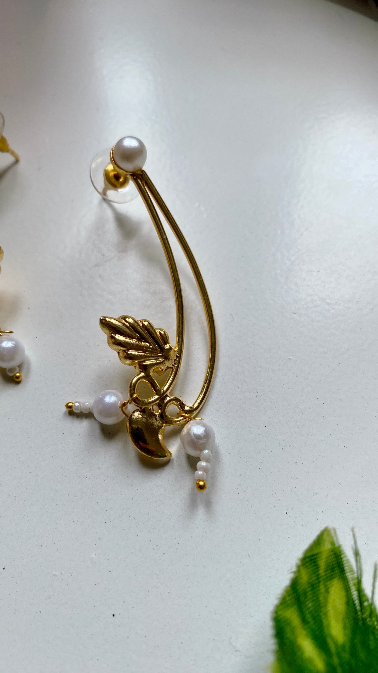 Bloomline Brass Earrings