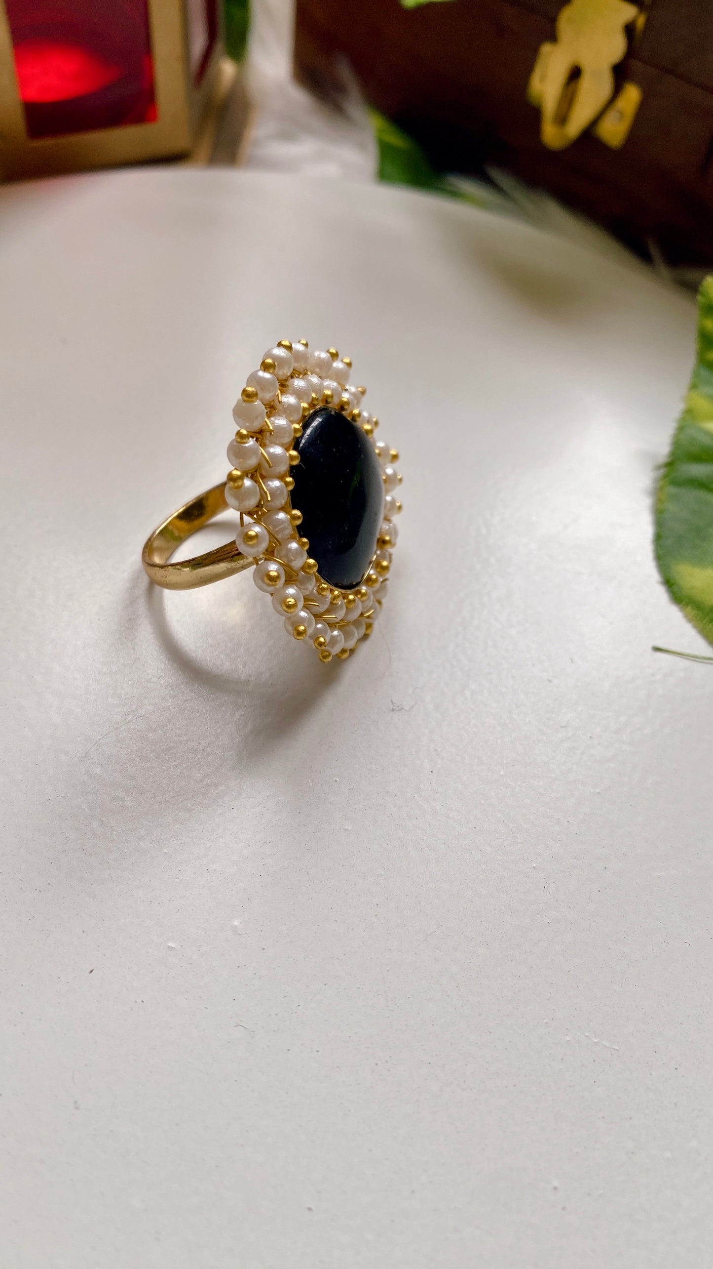 Juhi monalisa Rings - Black