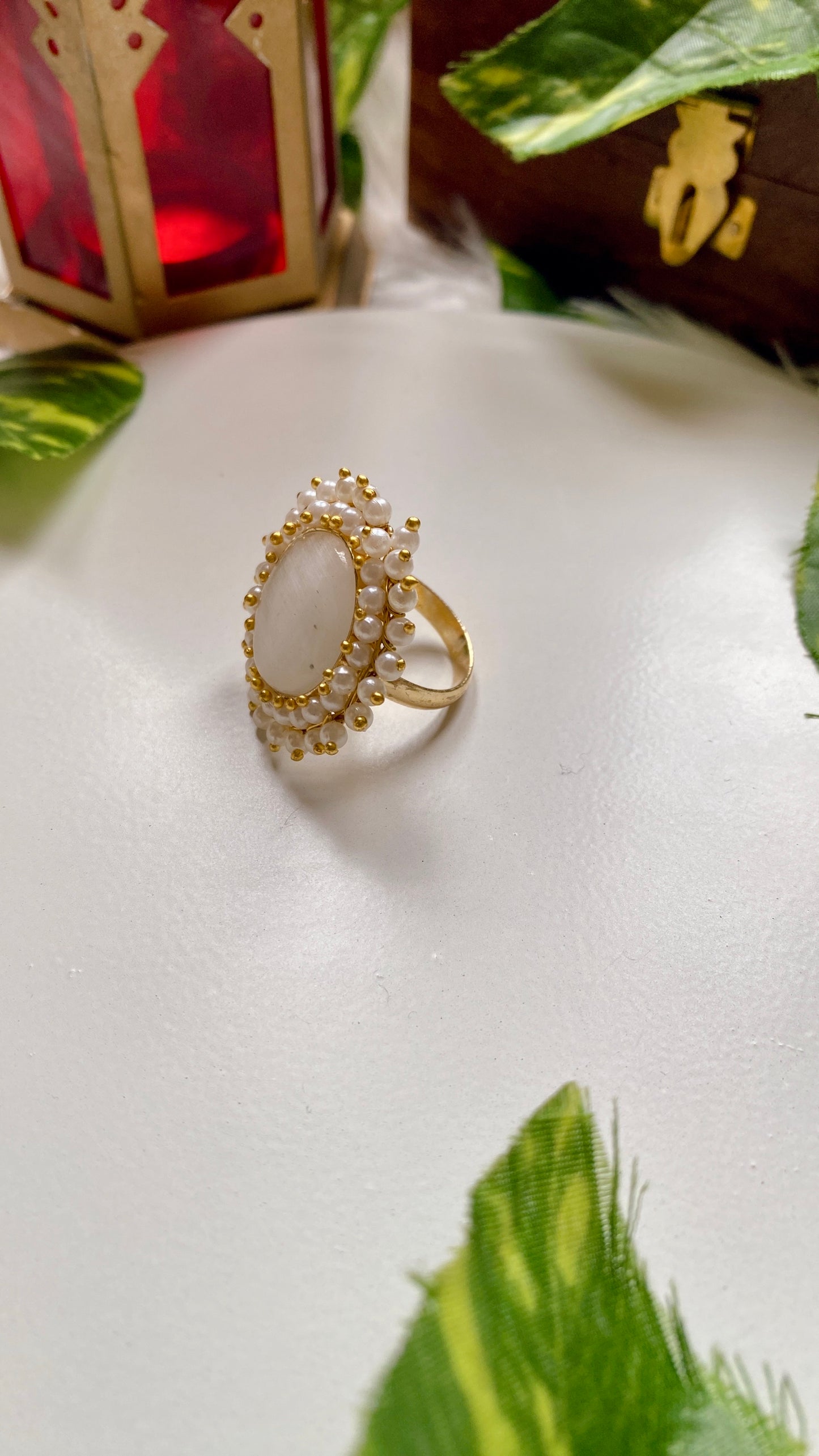 Juhi monalisa Rings - White