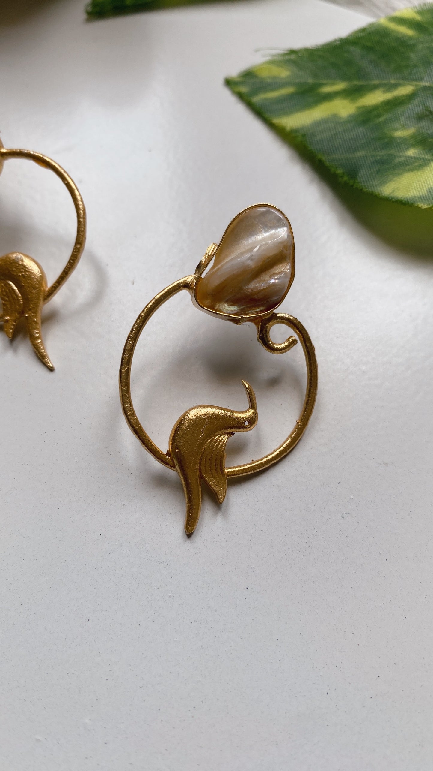 Golden Flight Earrings