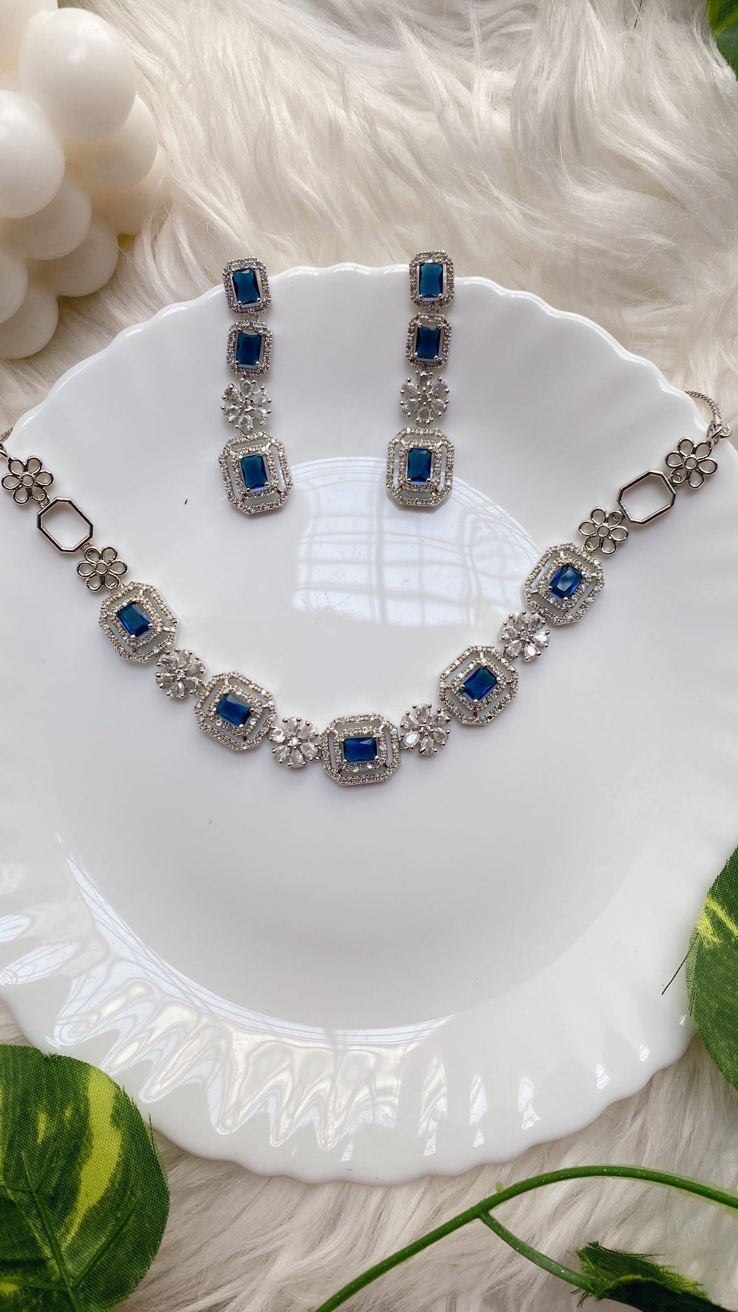 Celestial Blue Necklace Set