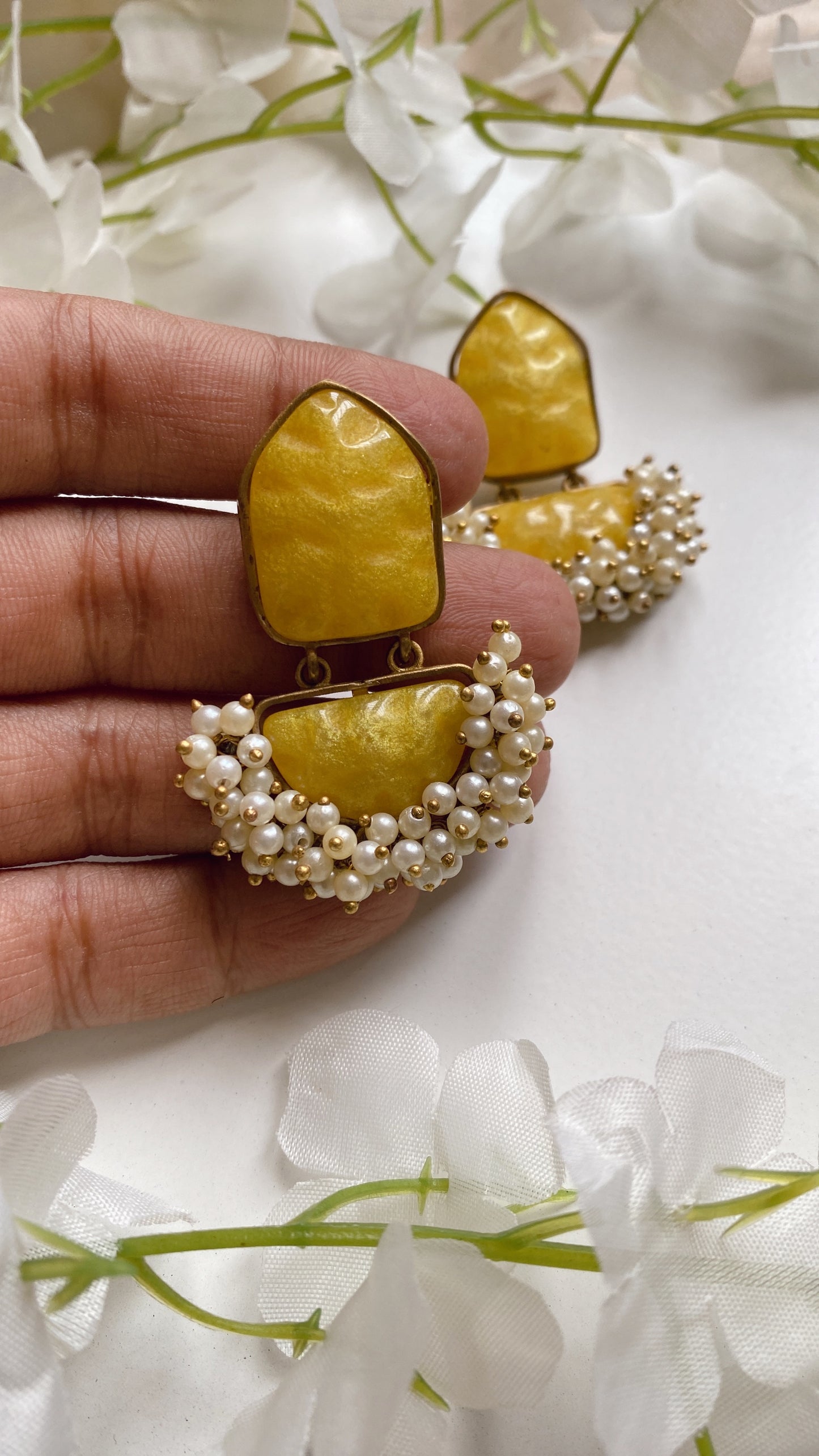 Sunlit Honey Drops Earrings