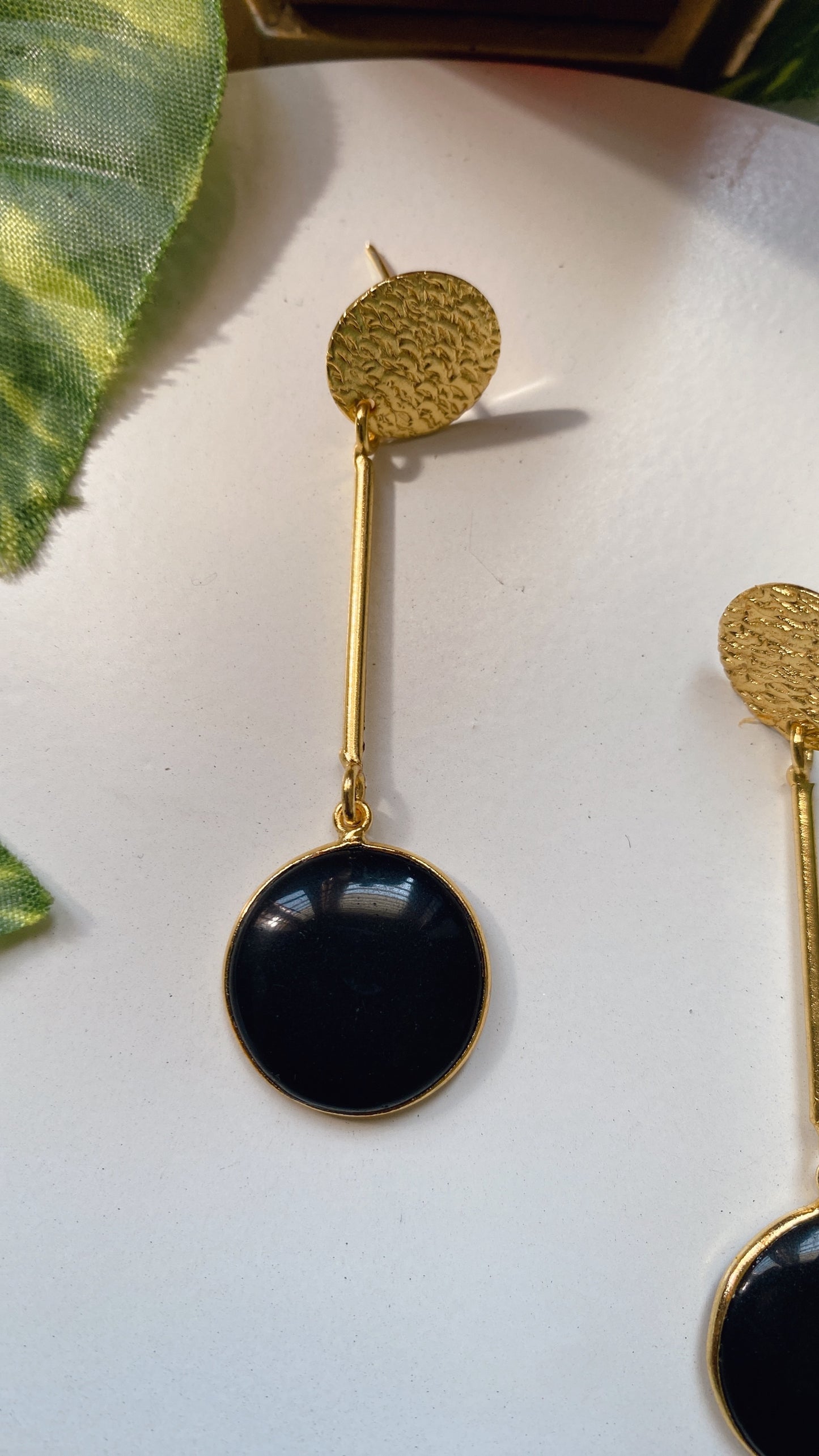 Nikita Black Earrings