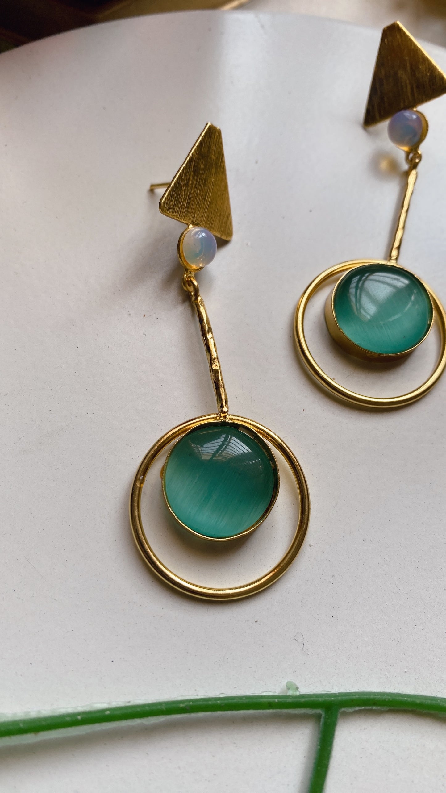 Leela Earrings - Sky Blue
