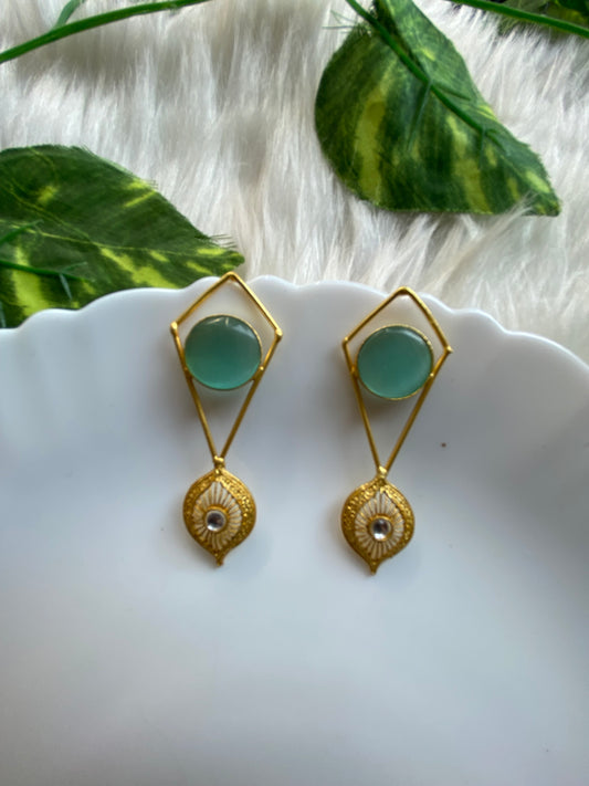 Kavita Brass Earrings