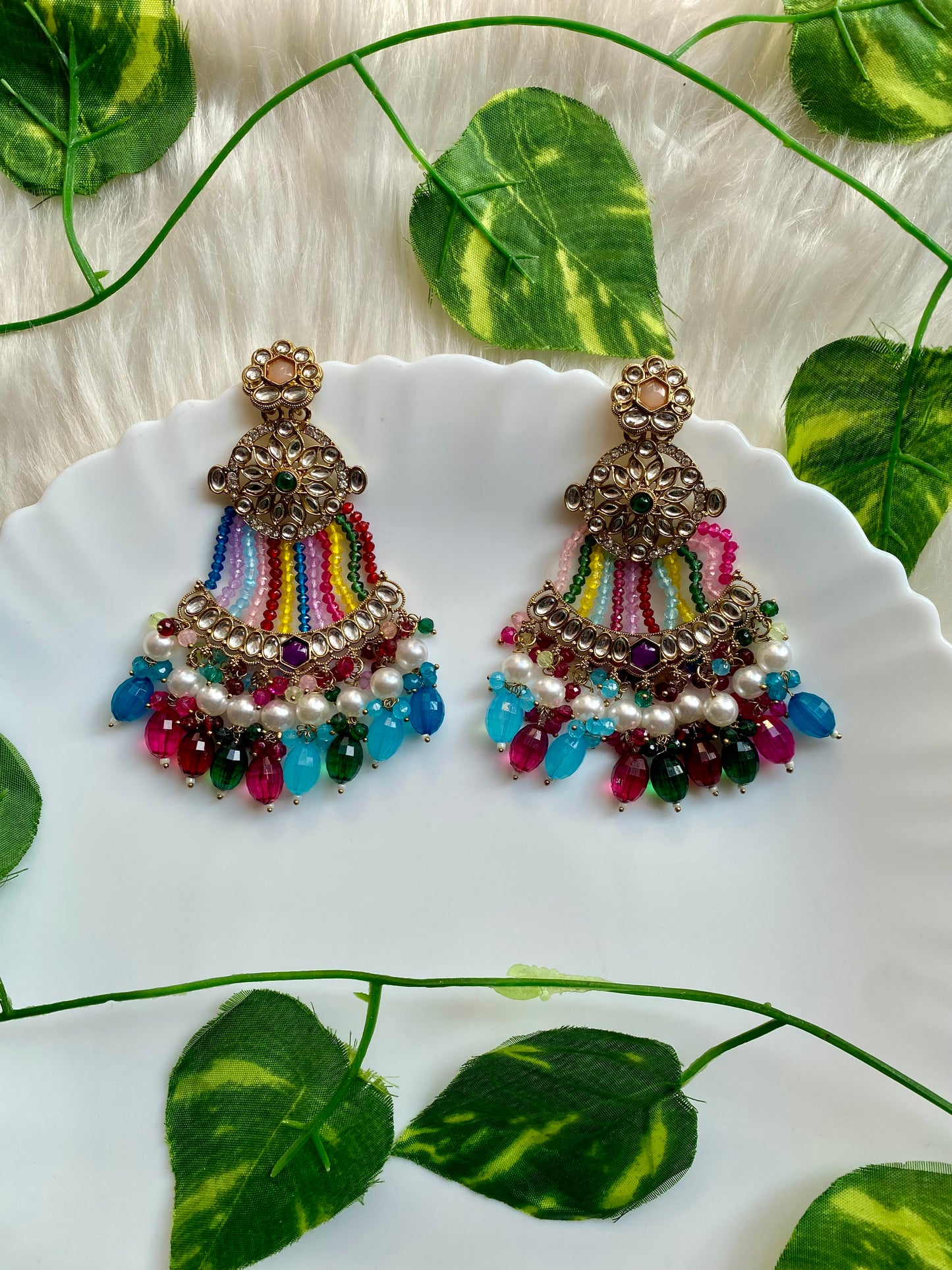 Mridul Multicolour Pasa Earrings