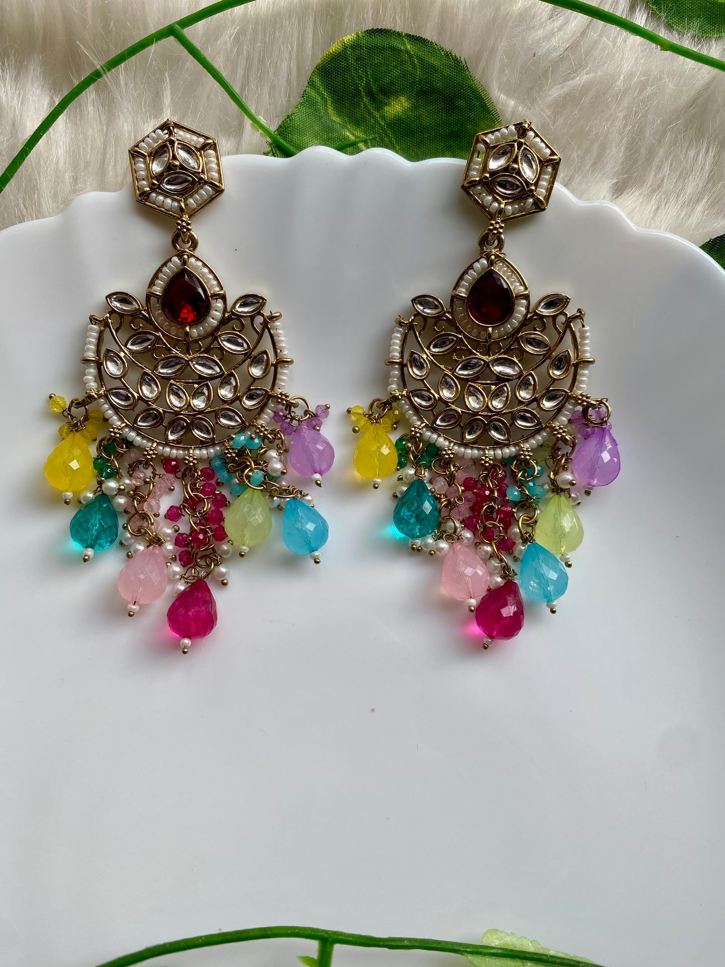 Ishika Multi Colour Earrings