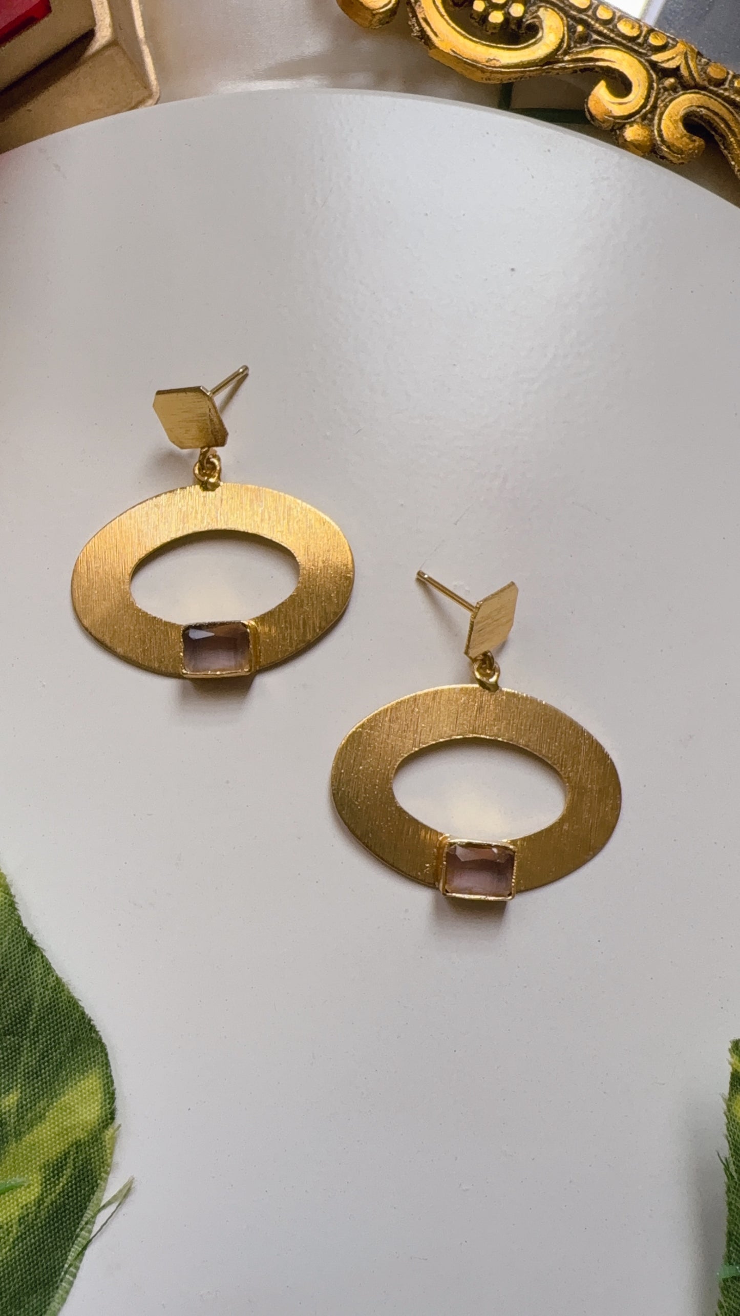 Roshika Earrings - Pink