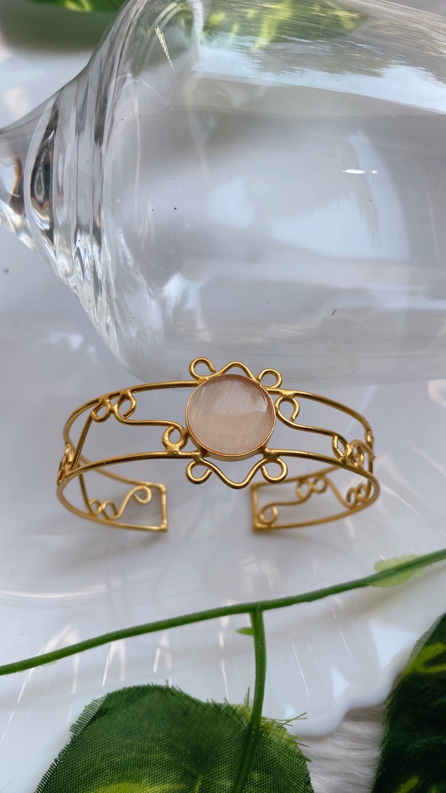 Kavya Brass Bracelet