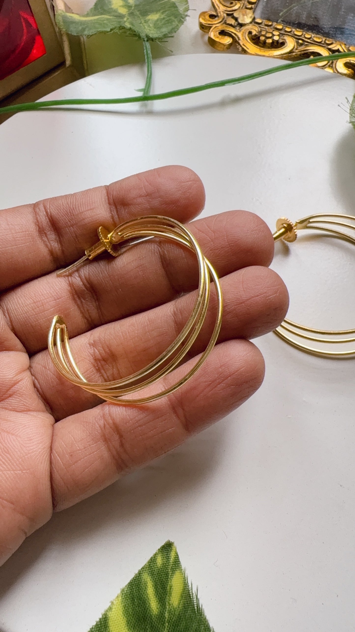 Elan half Hoops