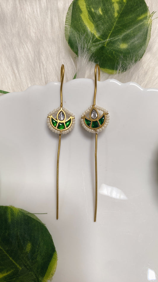 Nimisha Earcuffs -Green