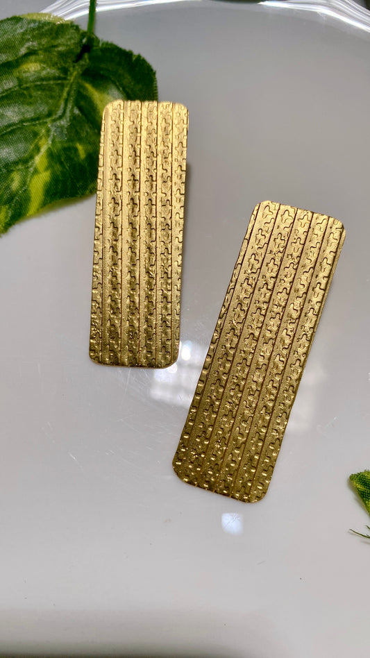 Golden Gilded Earrings