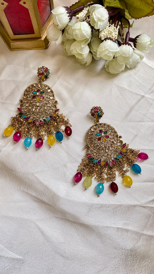Kavya Multicoloured Earrings