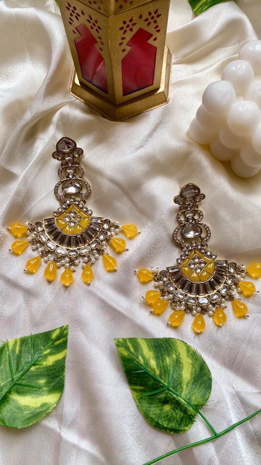 Arohi Yellow Earrings