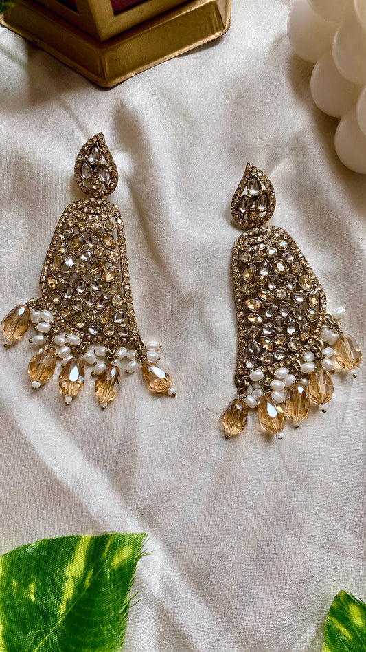 Nysa Crystal Drop Earrings
