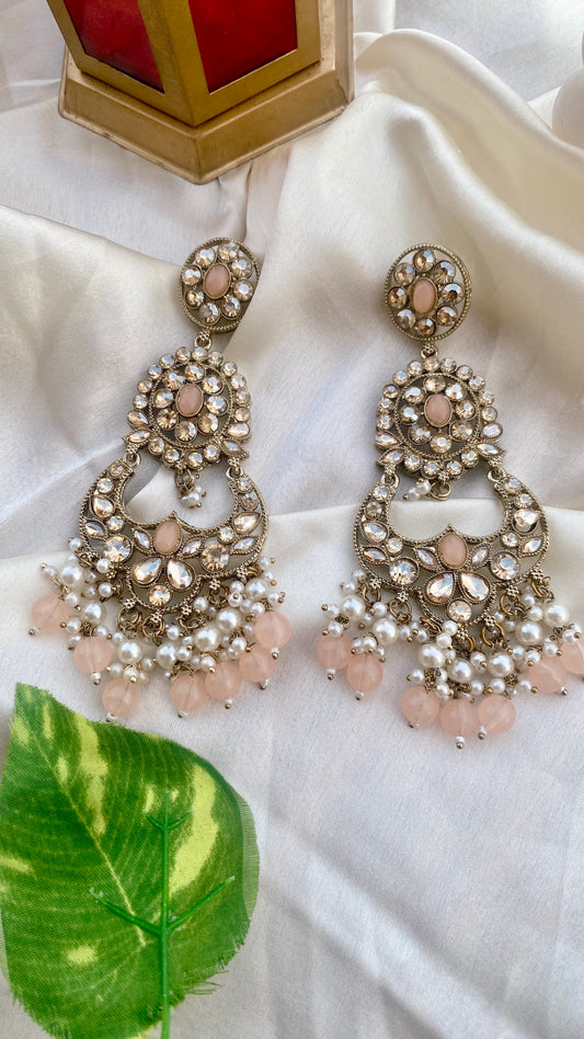 Kavisha Peach Earrings