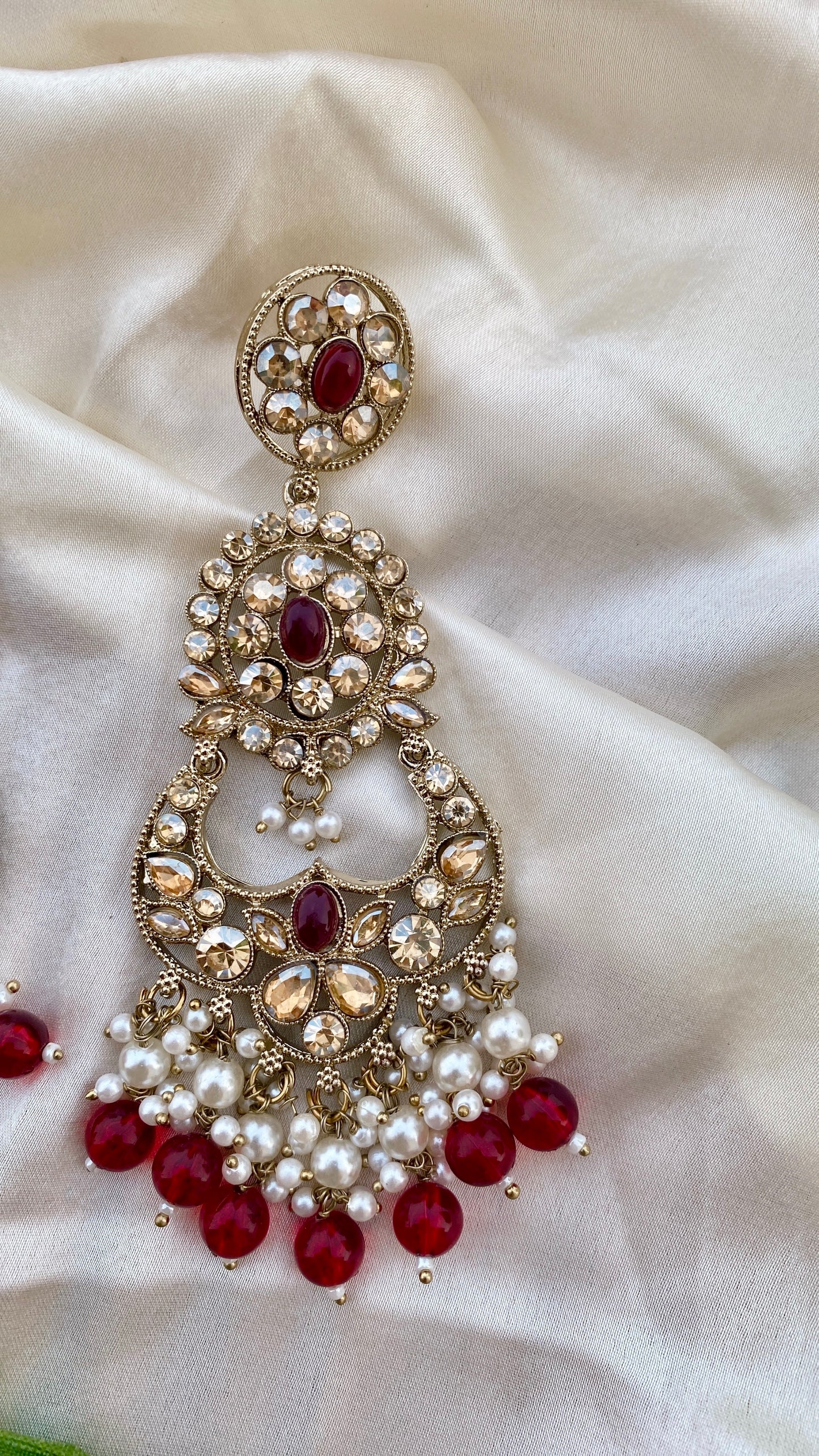 Kavisha Red Earrings