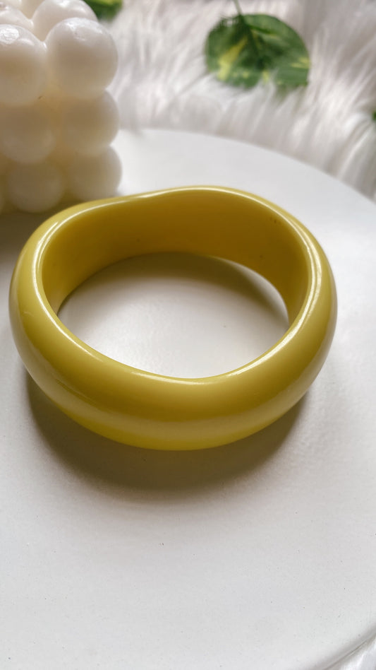 Alisha Resin Bangle - Neon Green