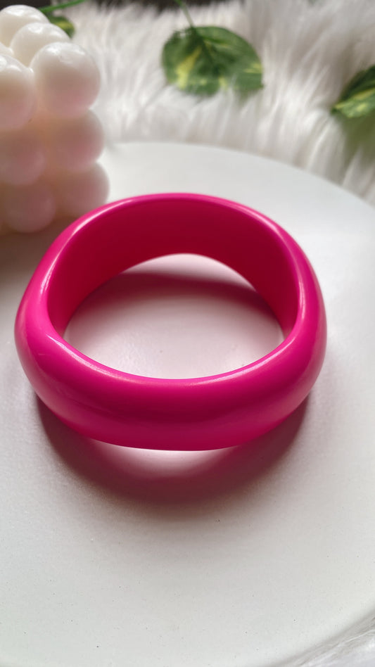 Alisha Resin Bangle - Pink