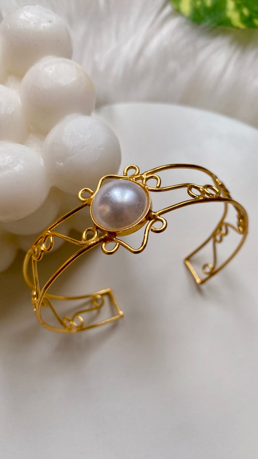 Nidhi Brass Bracelet