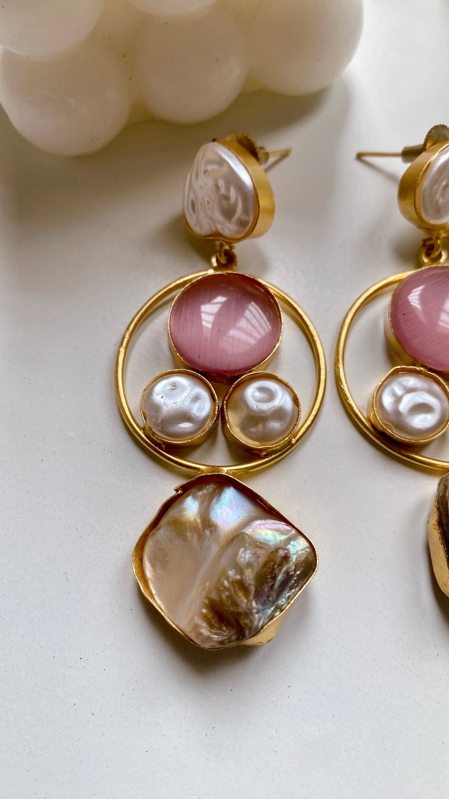 Gia Pink Earrings