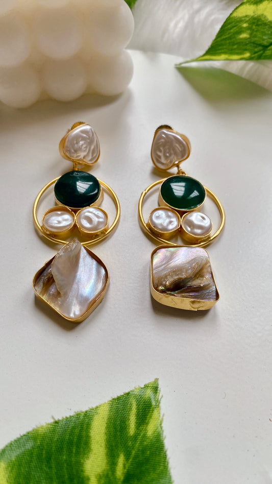 Gia Green Earrings