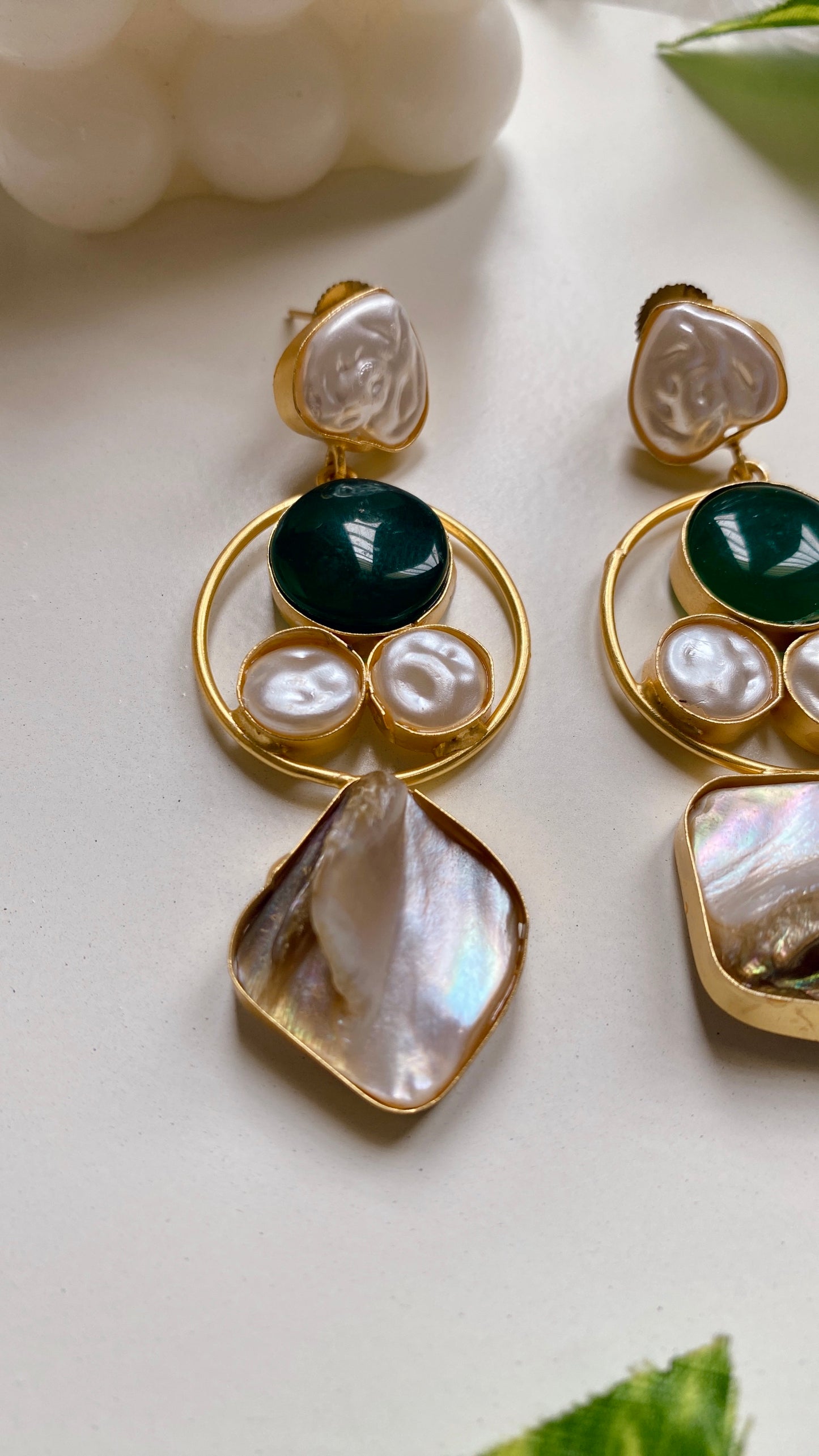 Gia Green Earrings