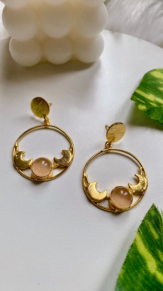 Mira Mood Earrings - Peach