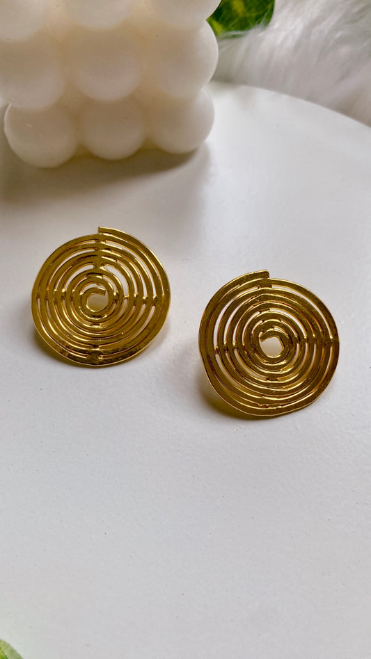 Infinity Spiral Earrings