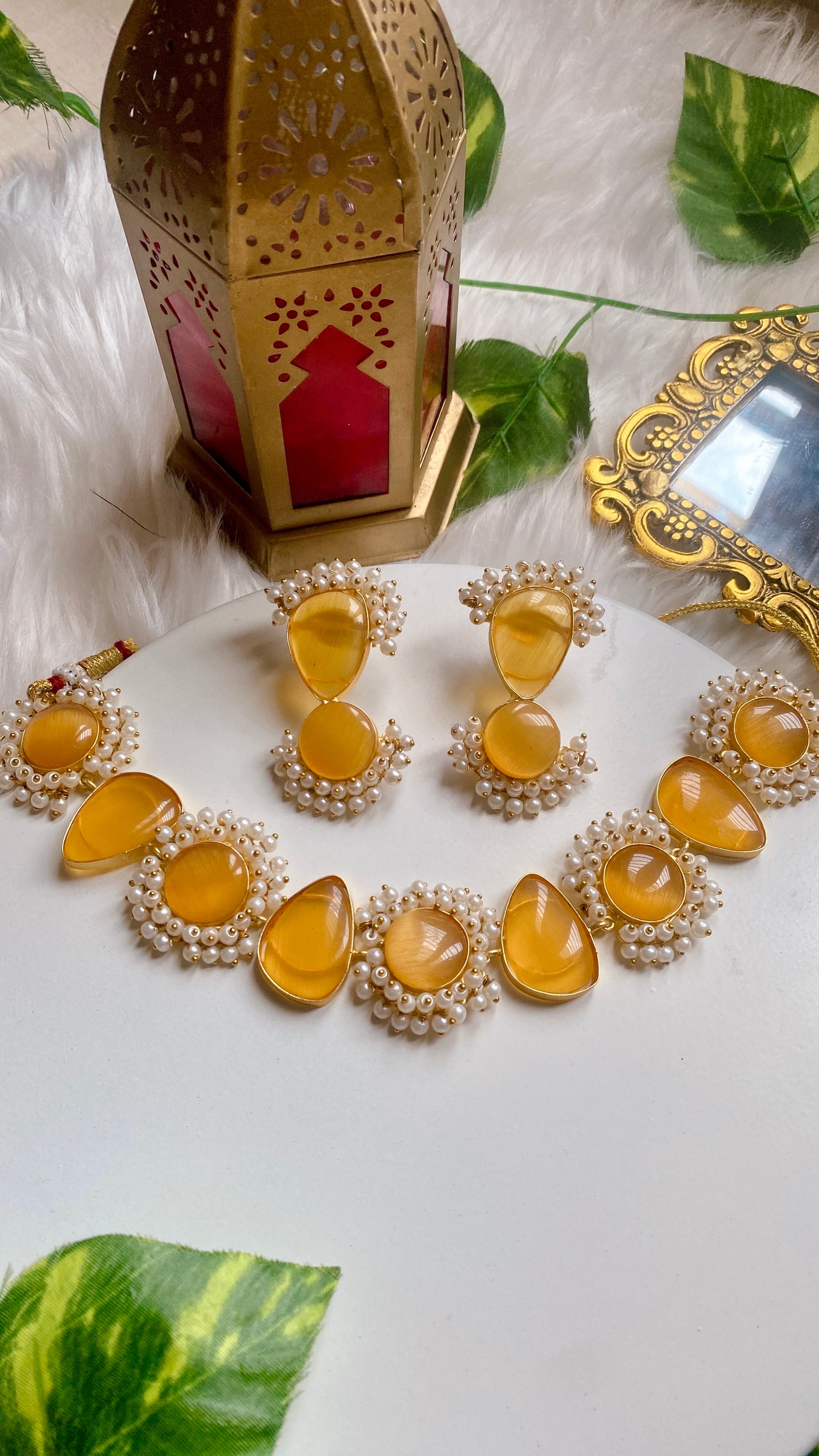 Amaya Necklace - Yellow