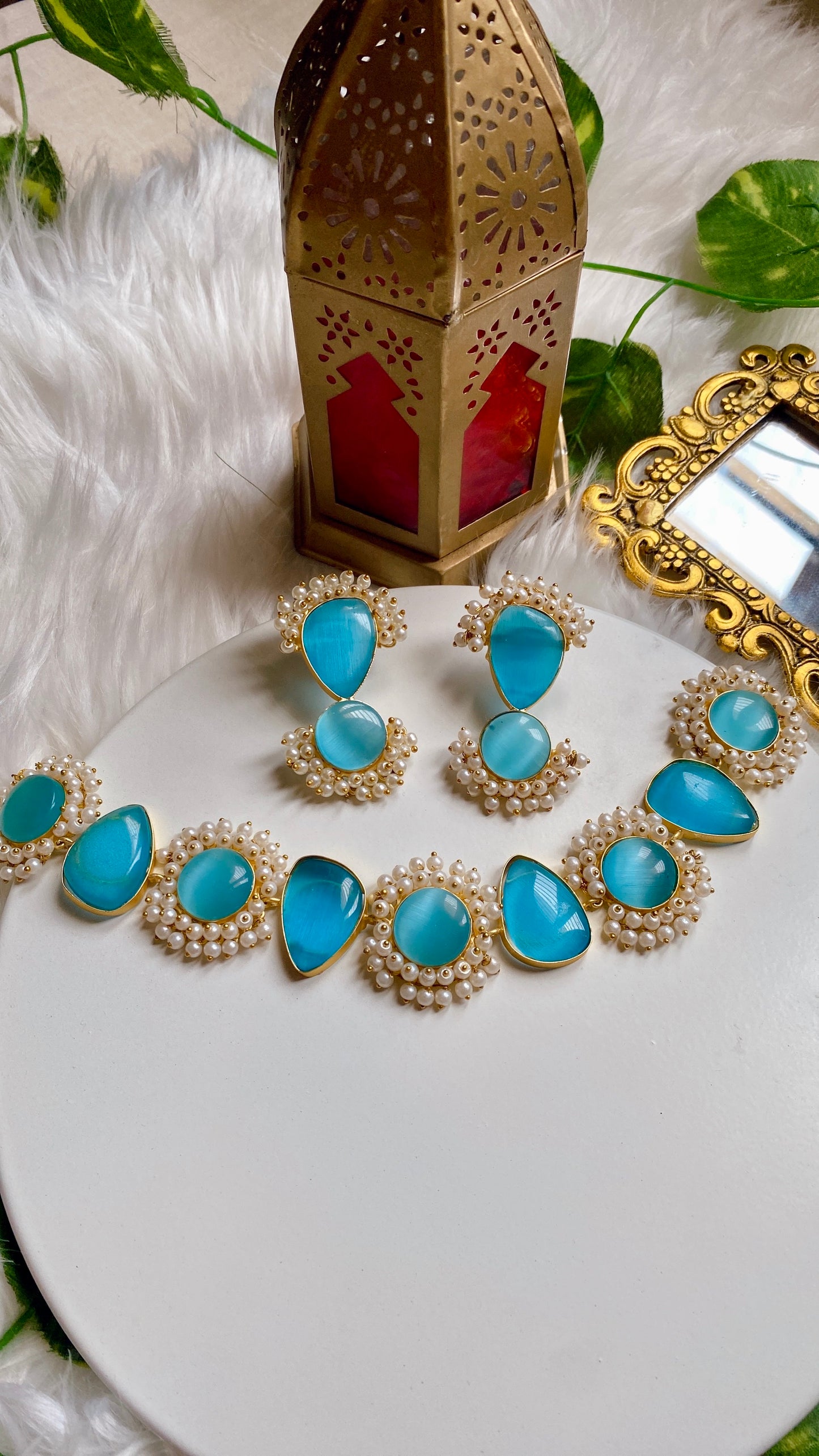 Amaya Necklace - Sky Blue
