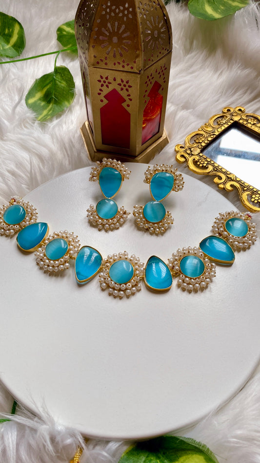 Amaya Necklace - Sky Blue
