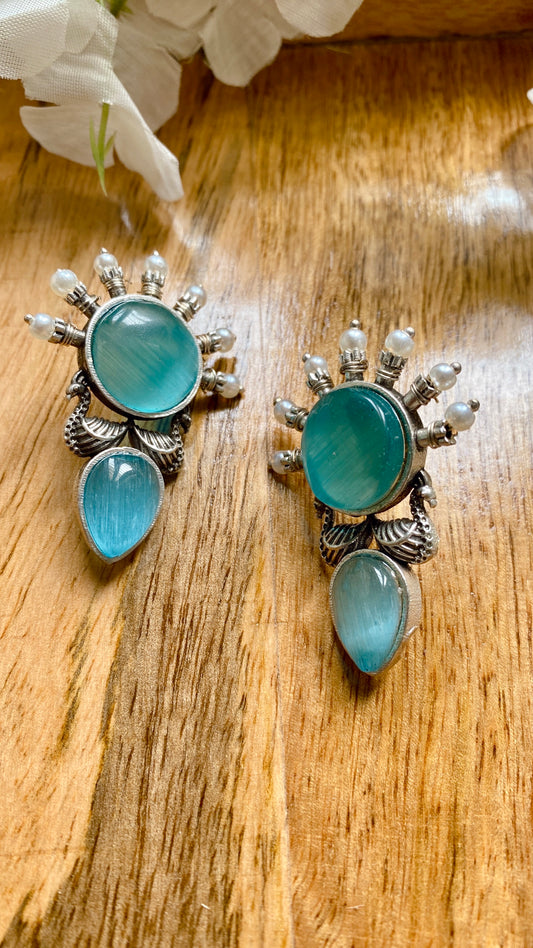 Gulika Studs - Sky Blue